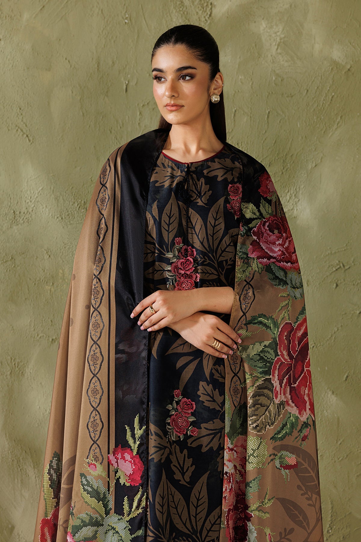EMBROIDERED LAWN SF-4506