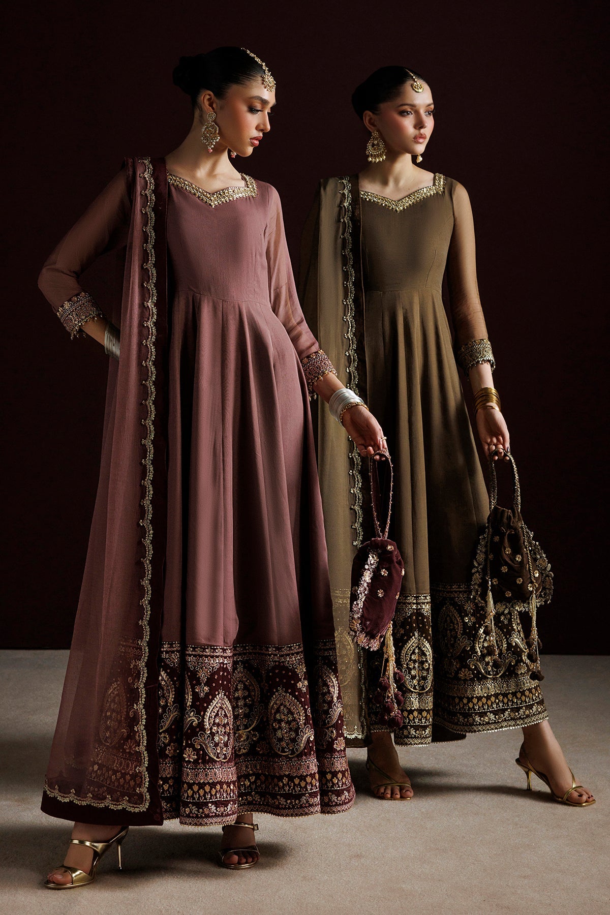 EMBROIDERED CHIFFON PR-1413