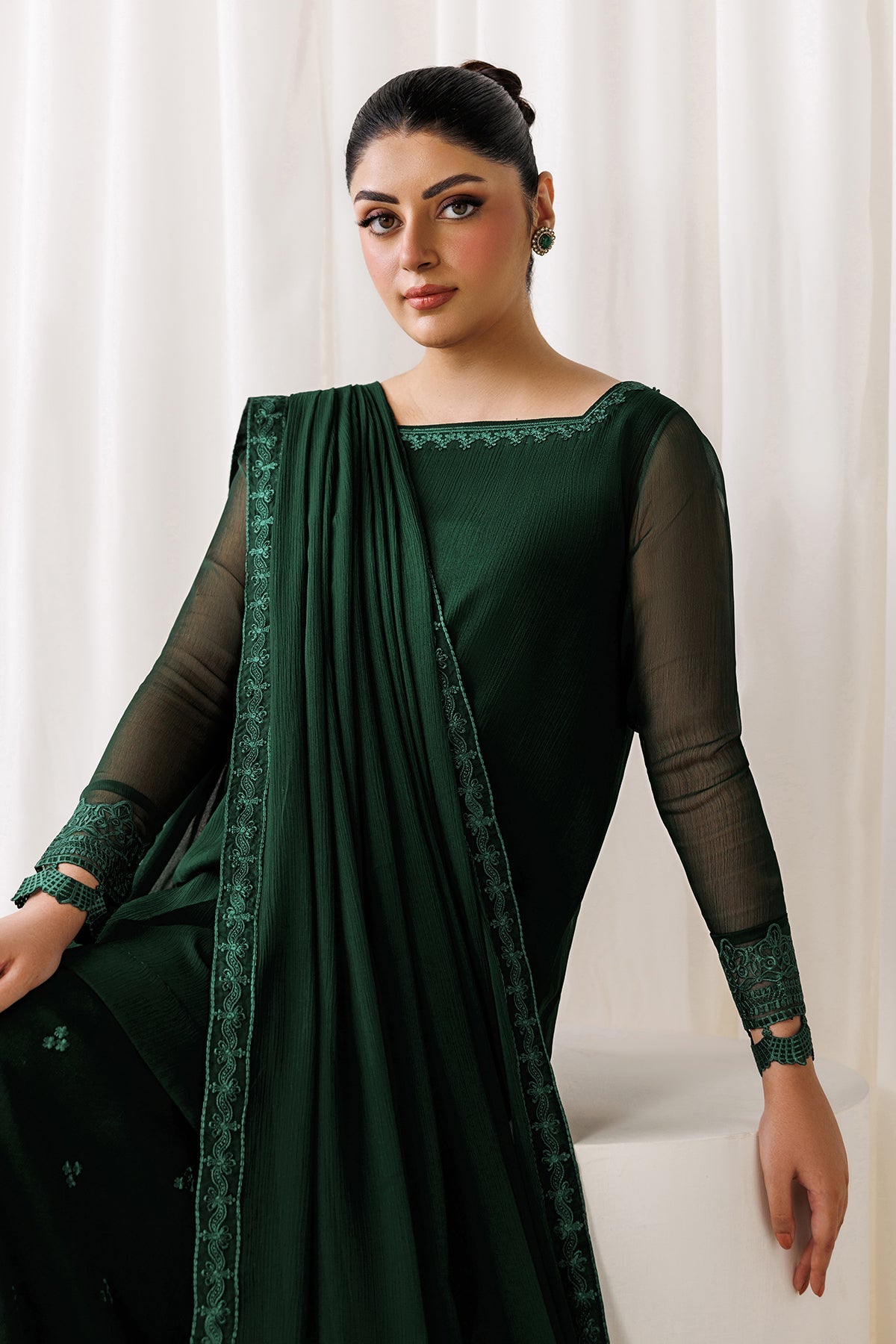 PLAIN CHIFFON DUPATTA-110