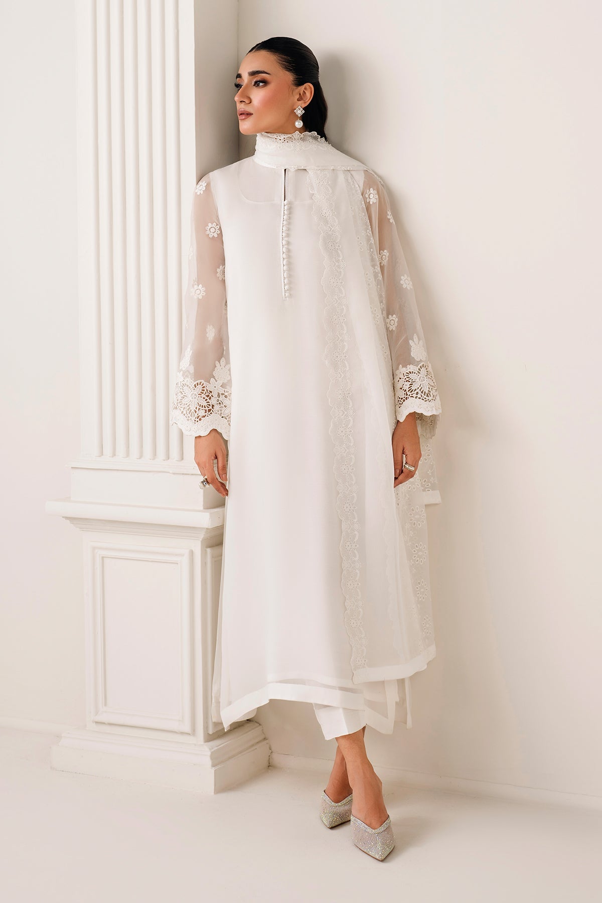 EMBROIDERED CHIFFON DUPATTA 73