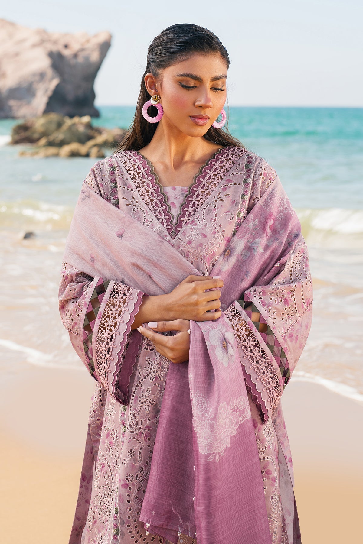 EMBROIDERED LAWN SF-4114