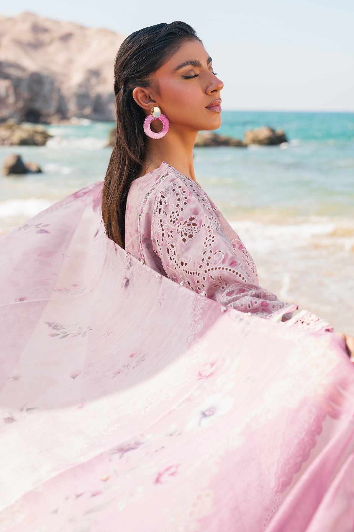 EMBROIDERED LAWN SF-4114