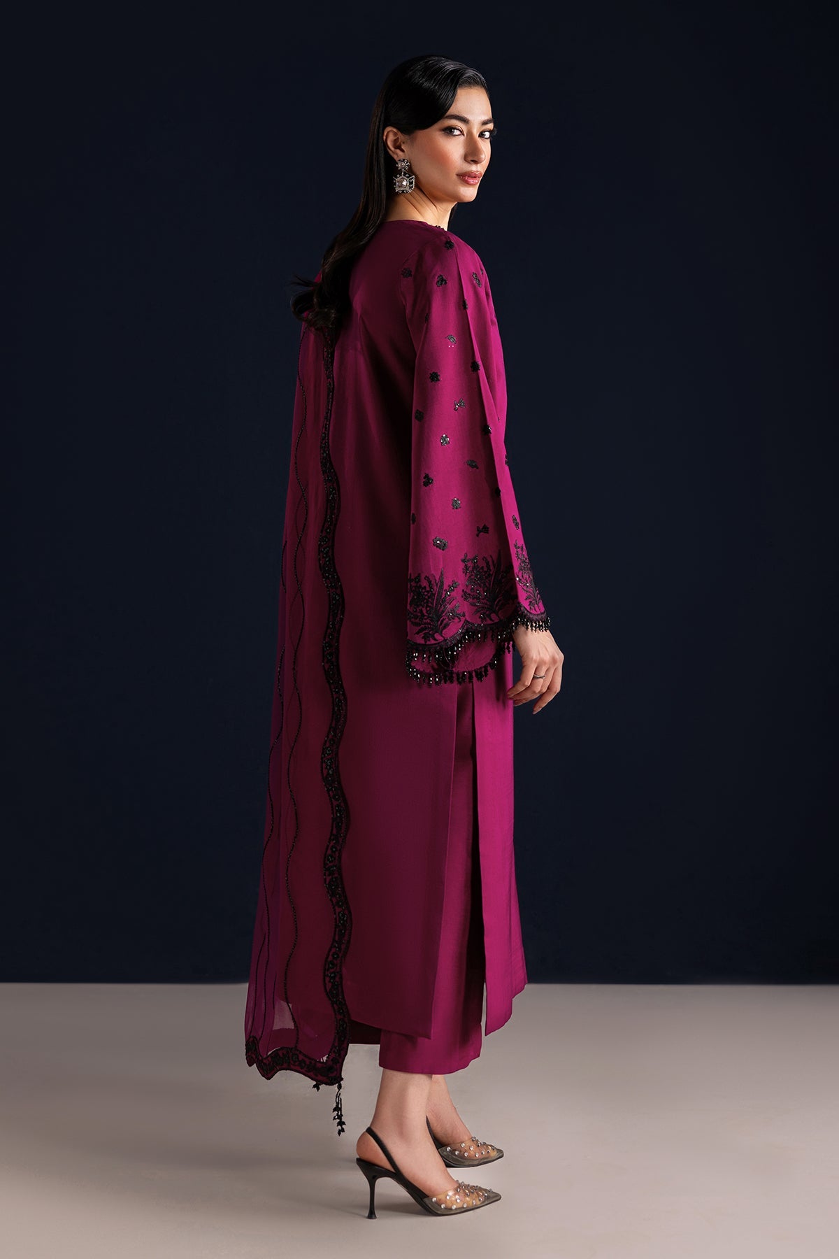 EMBROIDERED CHIFFON PR-1321