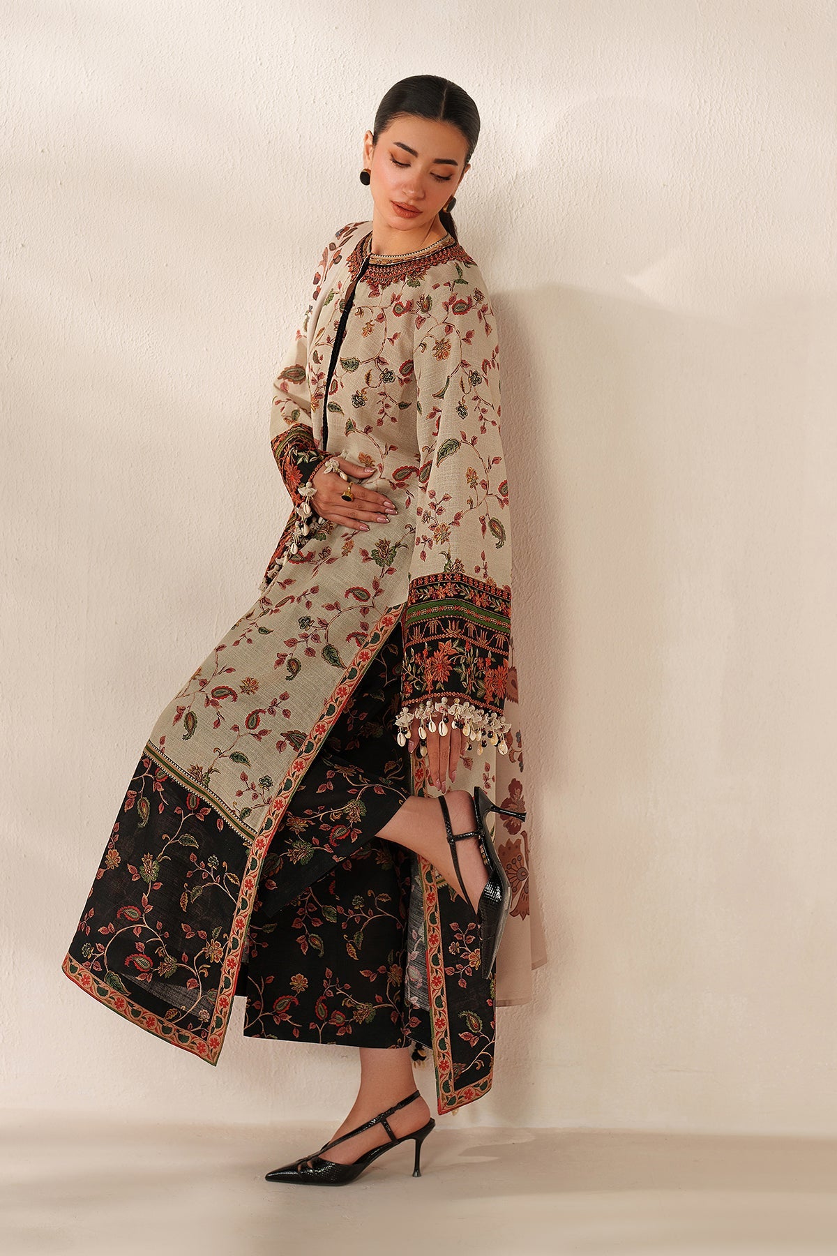 EMBROIDERED KHADDAR UF-4356