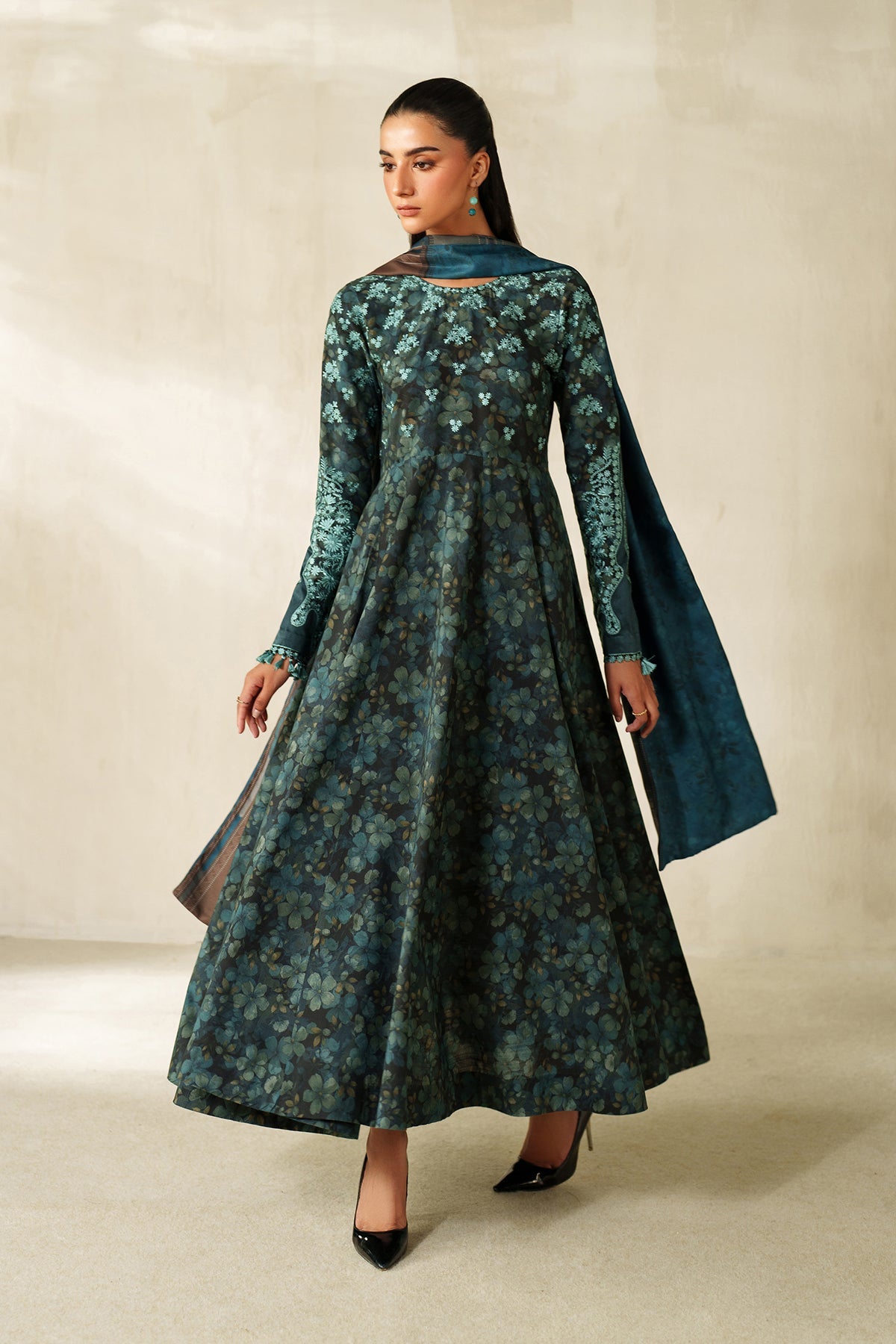 EMBROIDERED PRINTED KHADDAR PR-1231