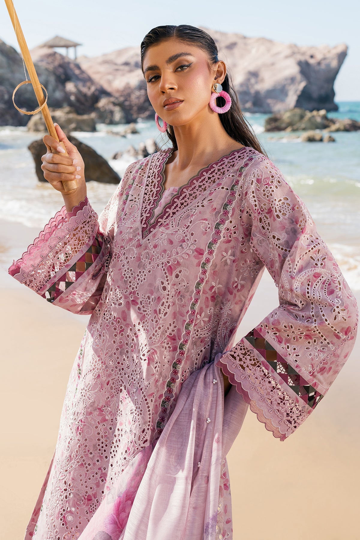 EMBROIDERED LAWN SF-4114