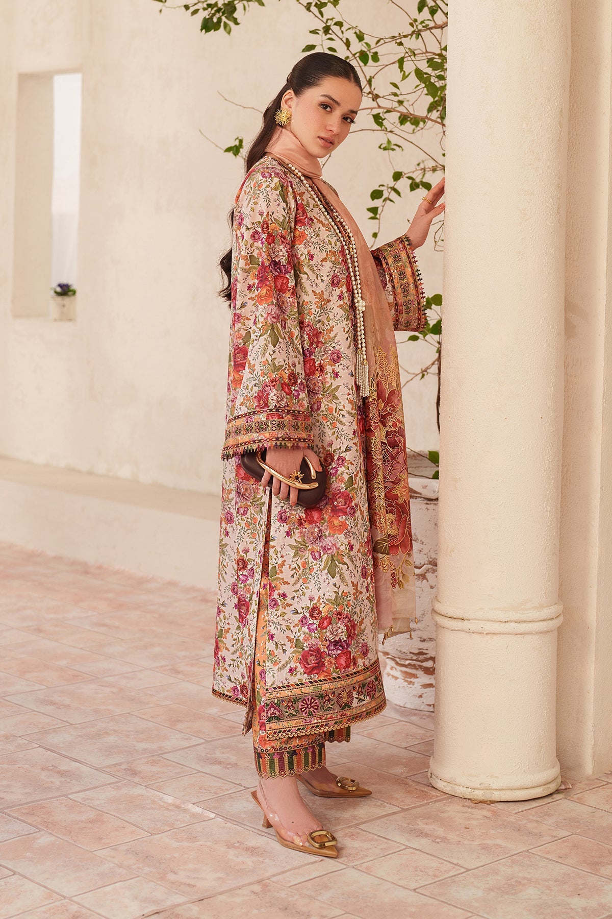 EMBROIDERED LAWN SF-4407