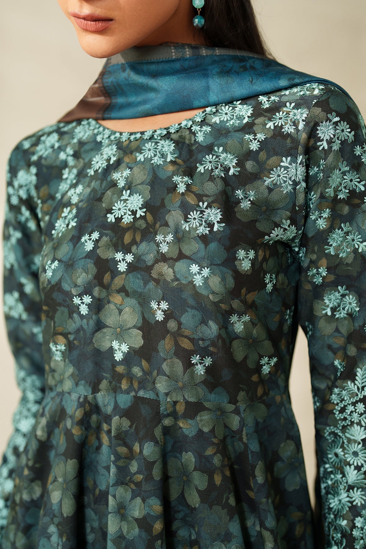 EMBROIDERED PRINTED KHADDAR PR-1231