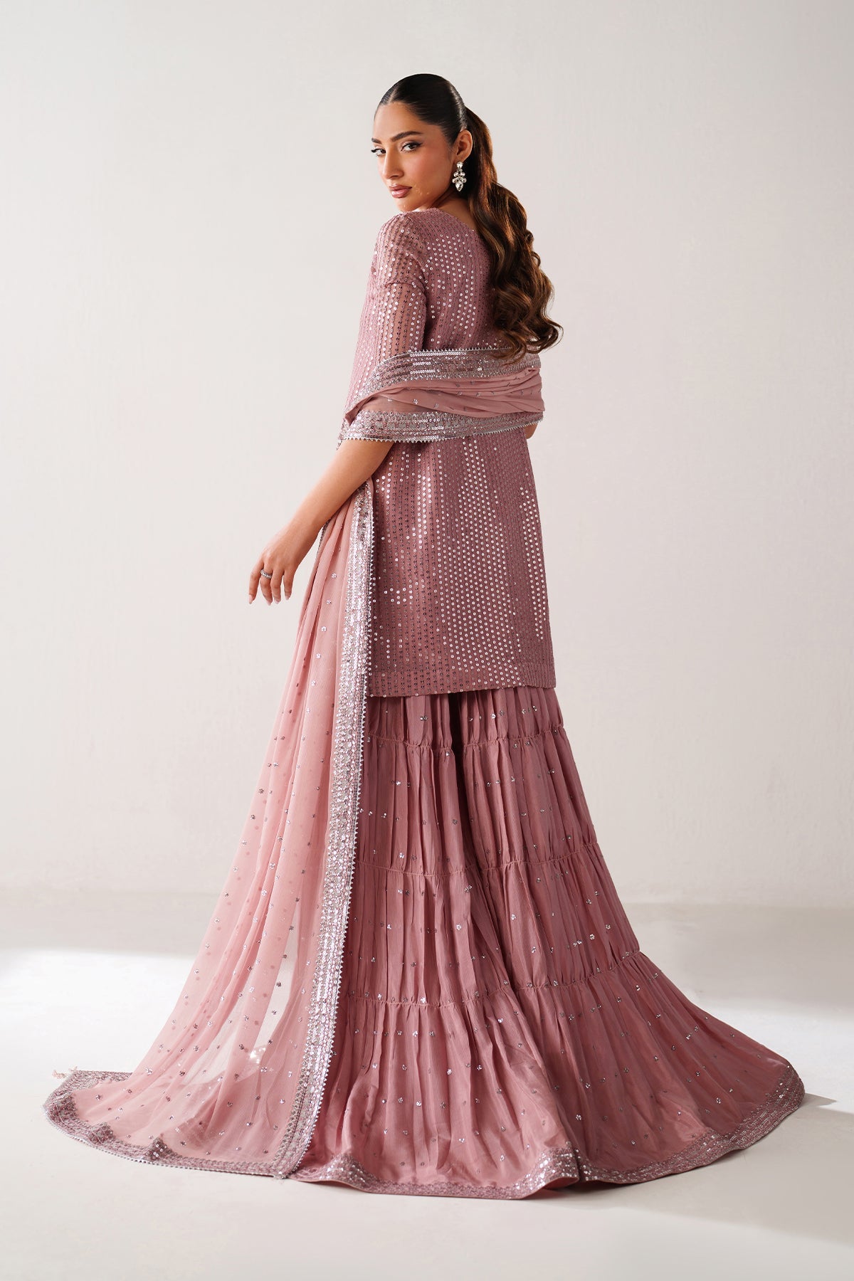 EMBROIDERED CHIFFON SF-4388