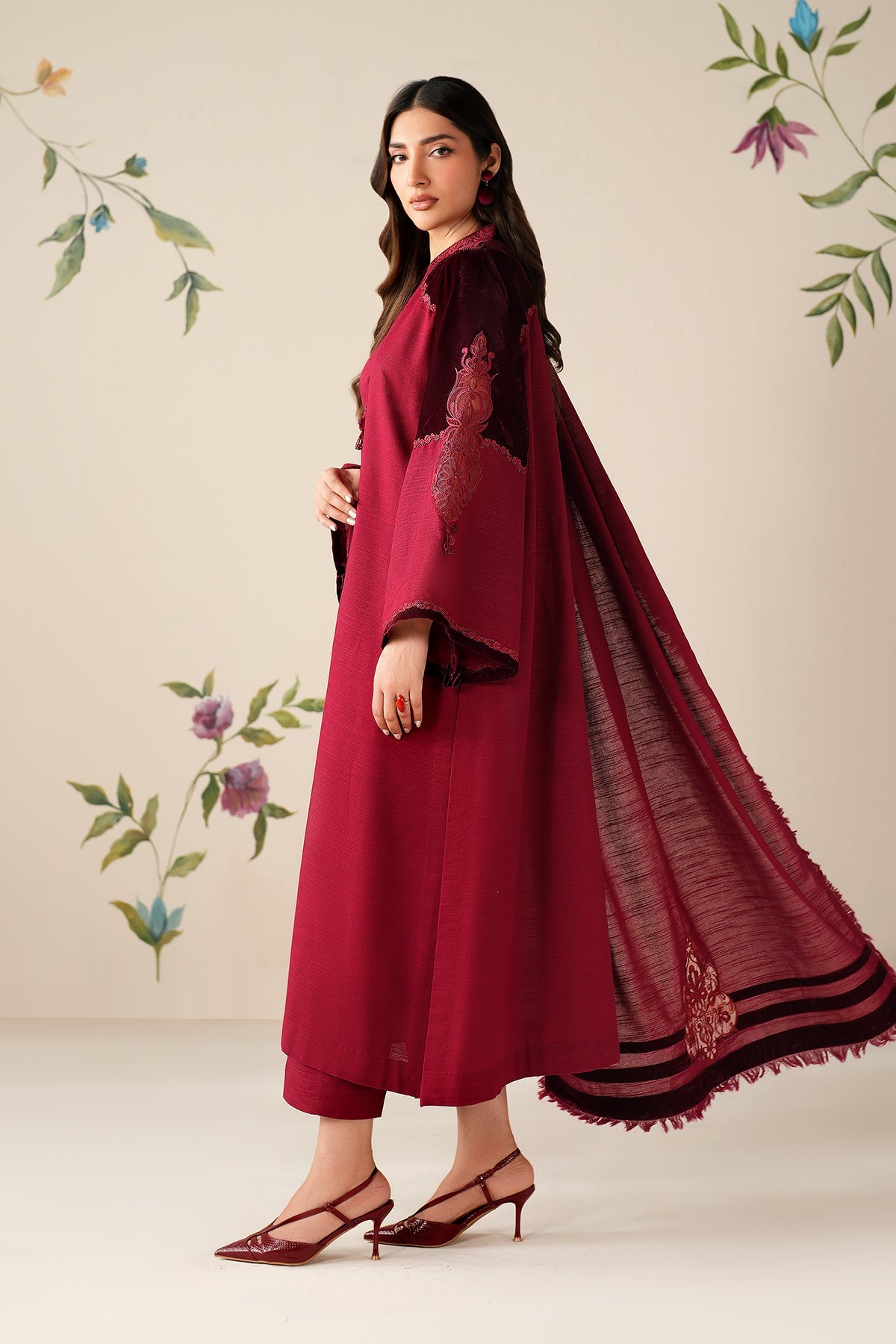 EMBROIDERED KHADDAR PR-1196