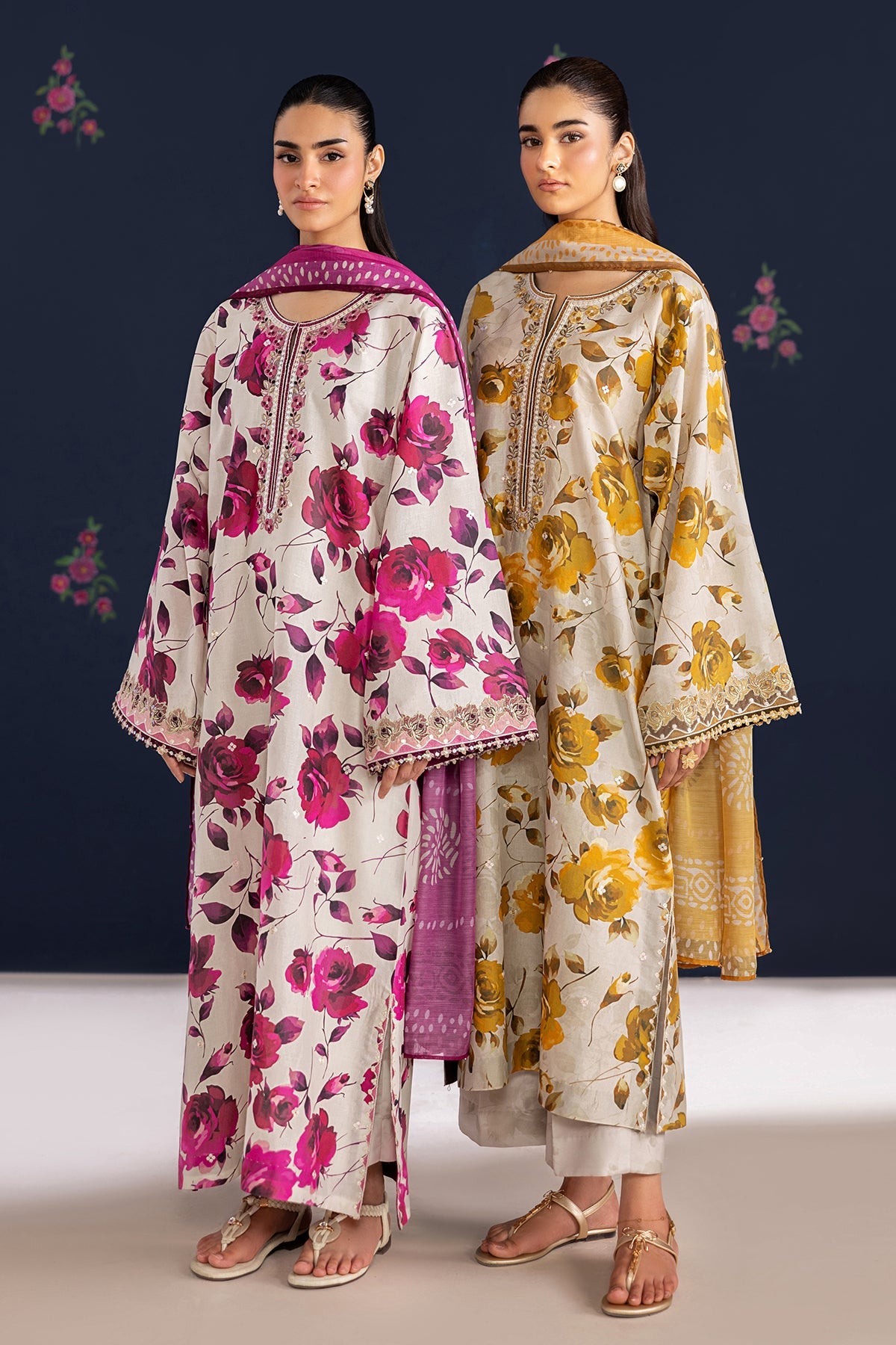 EMBROIDERED LAWN UF-4463