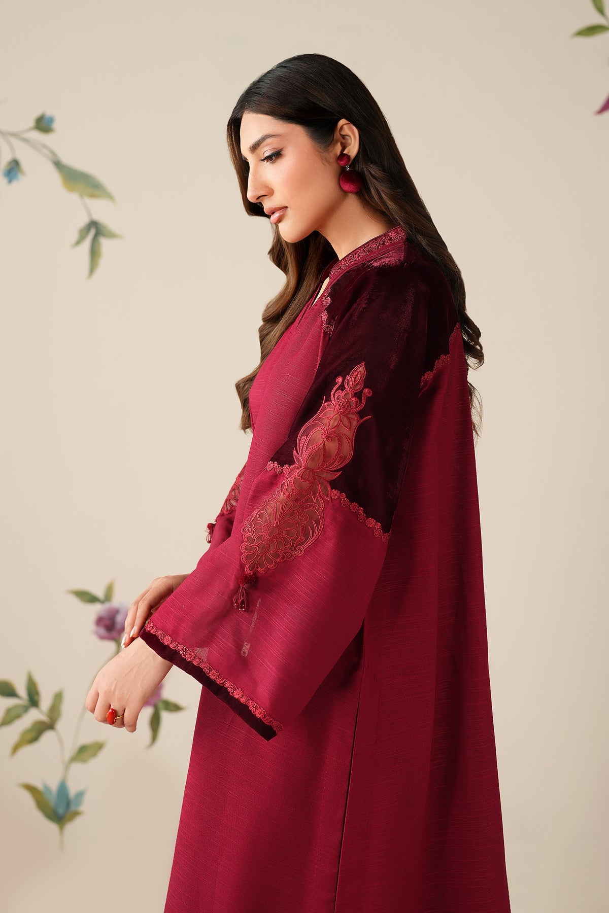 EMBROIDERED KHADDAR PR-1196