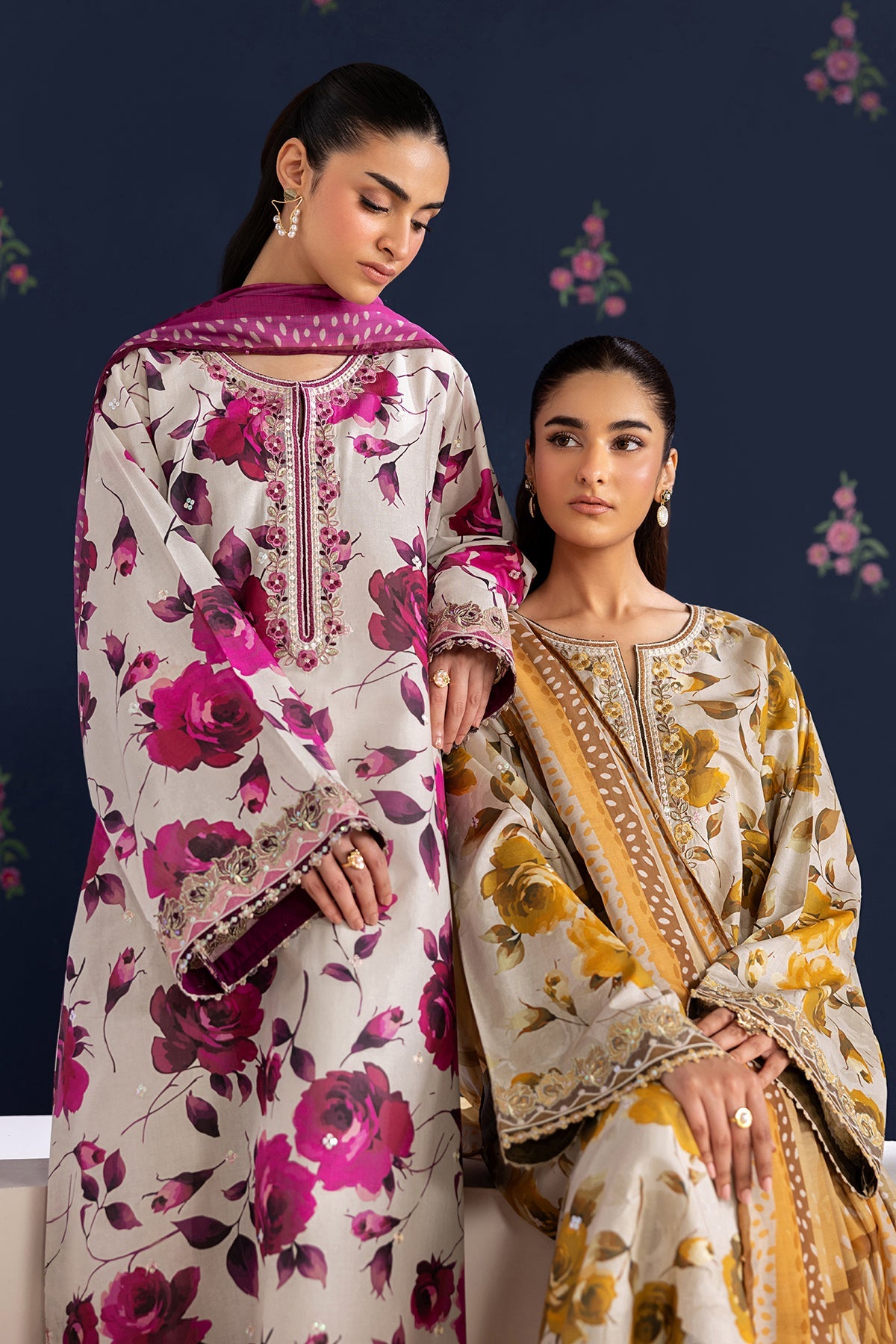 EMBROIDERED LAWN UF-4463