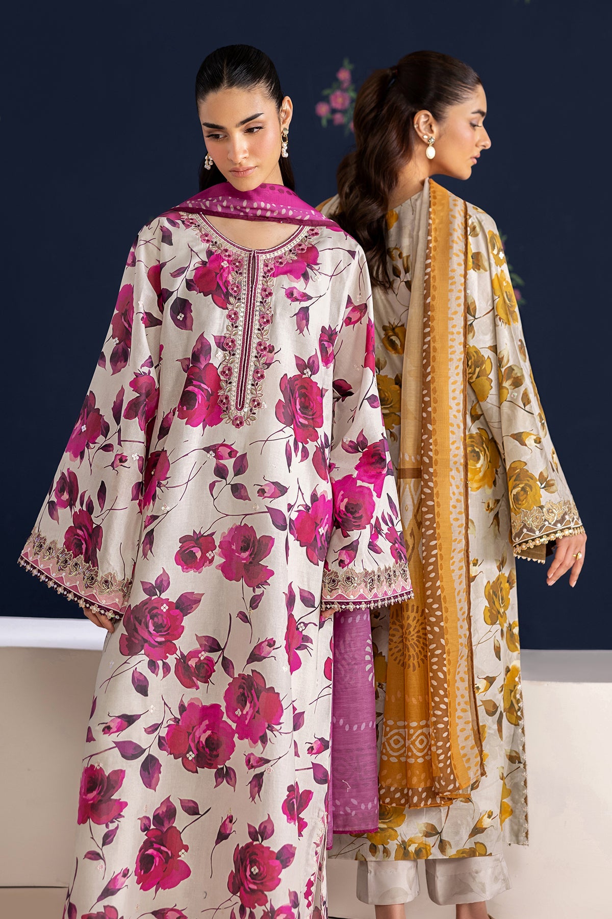 EMBROIDERED LAWN UF-4462