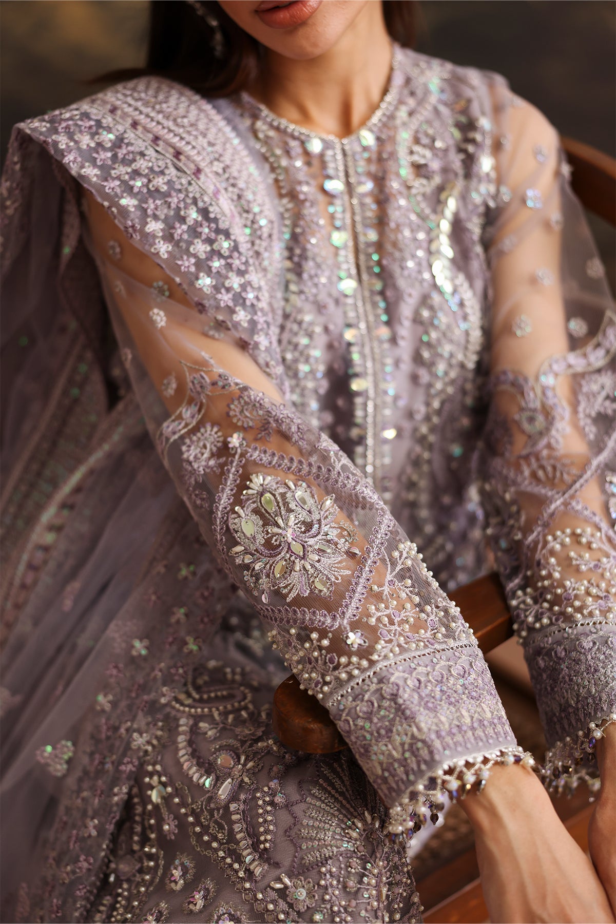 EMBROIDERED NET SF-4379