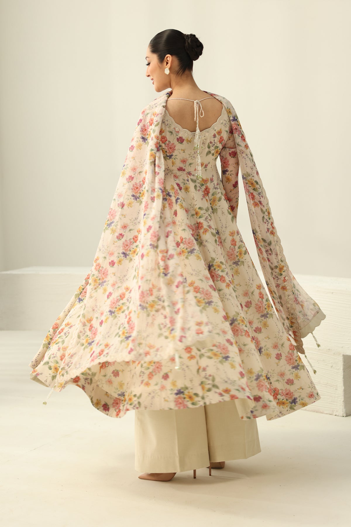 EMBROIDERED CHIFFON PR-1159