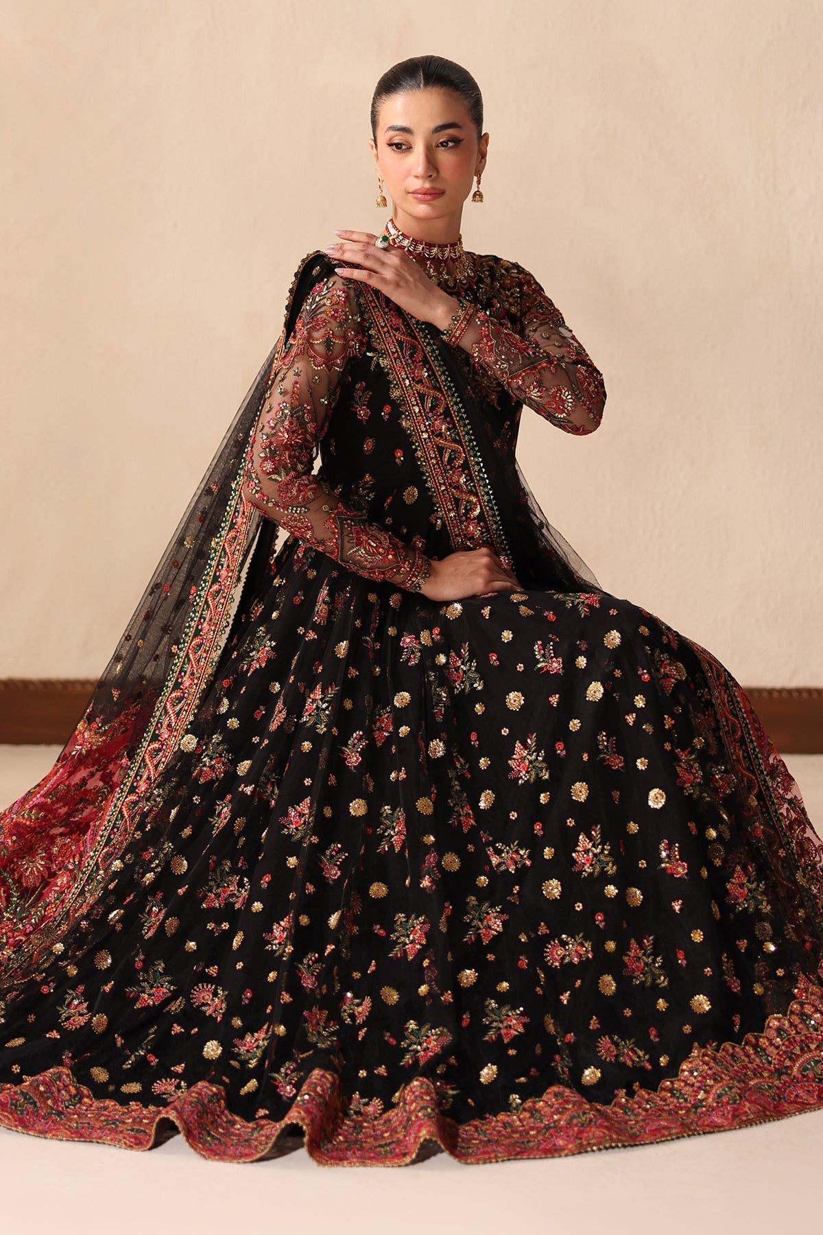 EMBROIDERED NET UF-4492