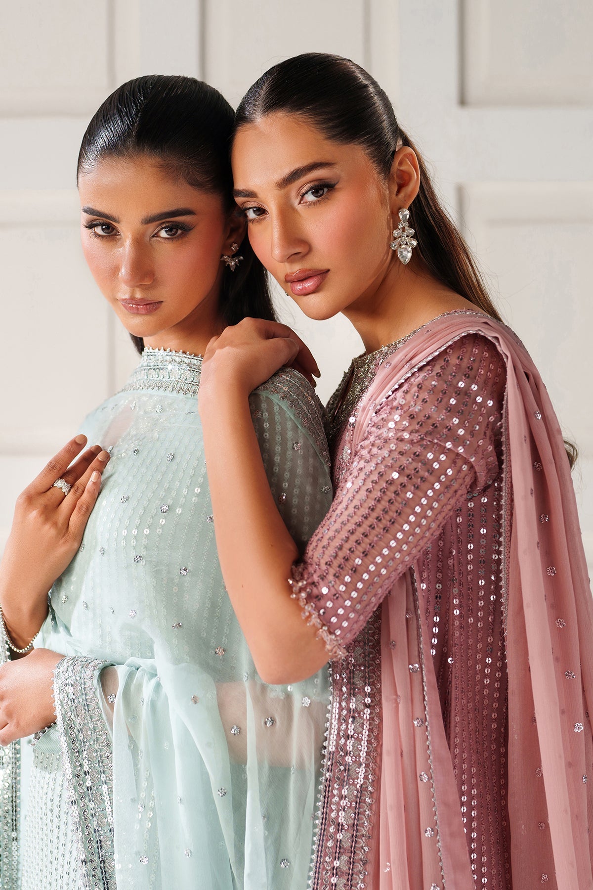 EMBROIDERED CHIFFON SF-4389