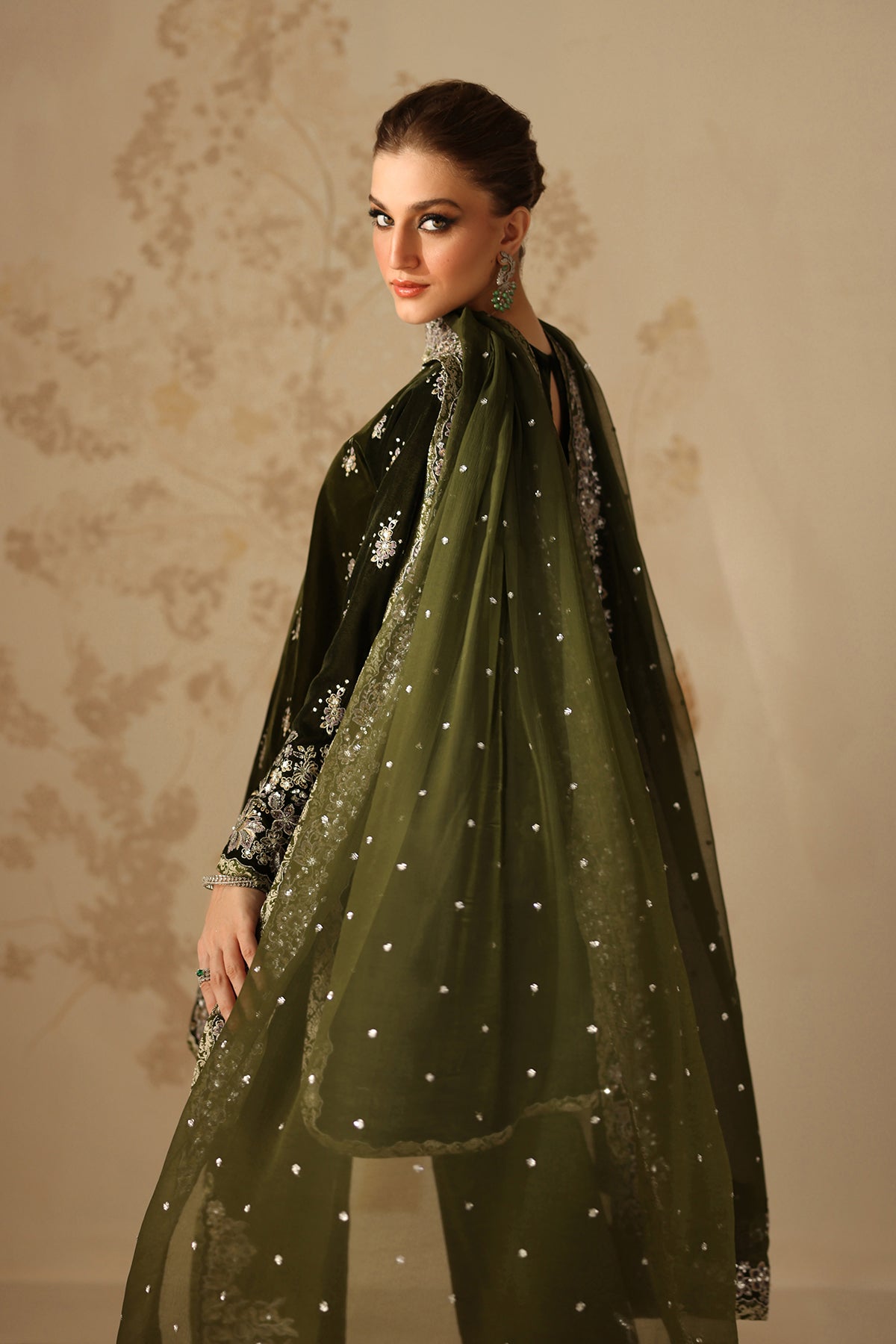 EMBROIDERED VELVET SF-4311