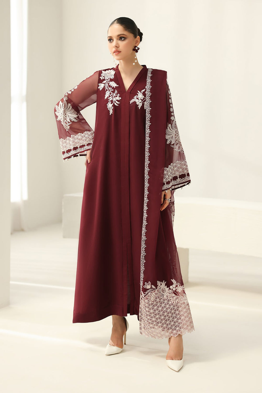 Republic Womenswear | Embroidered Pret | M-156 main image 0