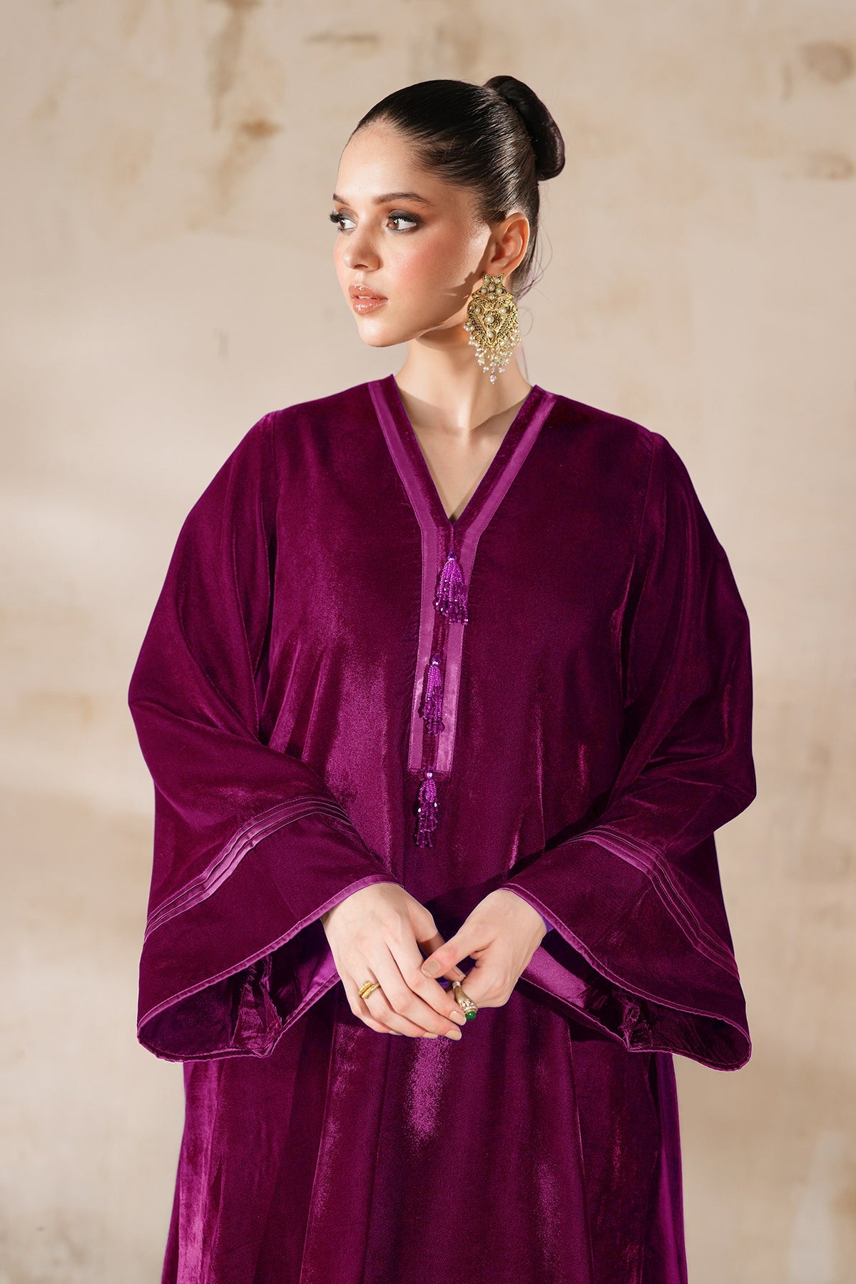 SOLID VELVET SUIT EN-1230