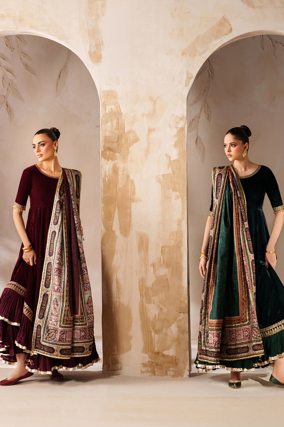 EMBROIDERED VELVET PR-1208