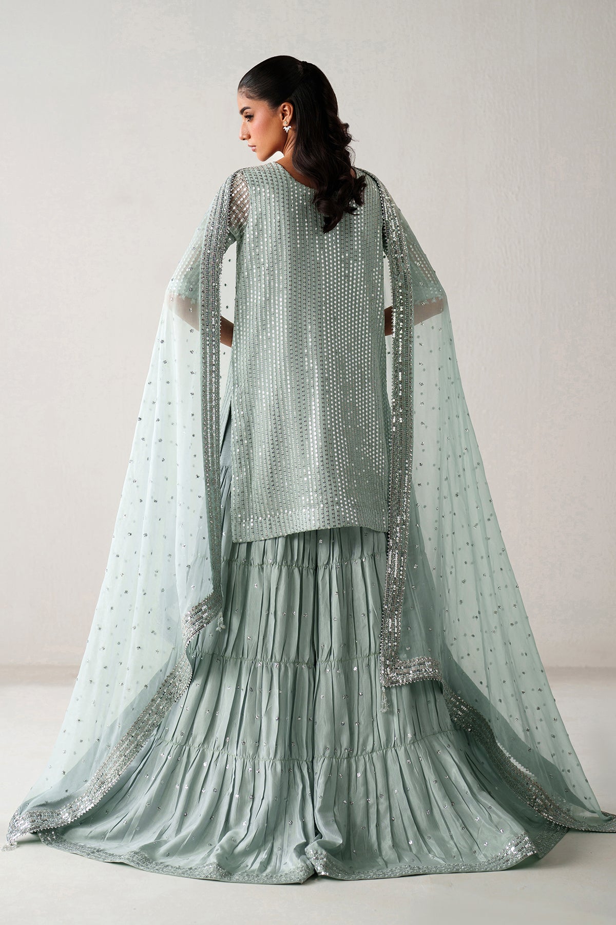 EMBROIDERED CHIFFON SF-4389