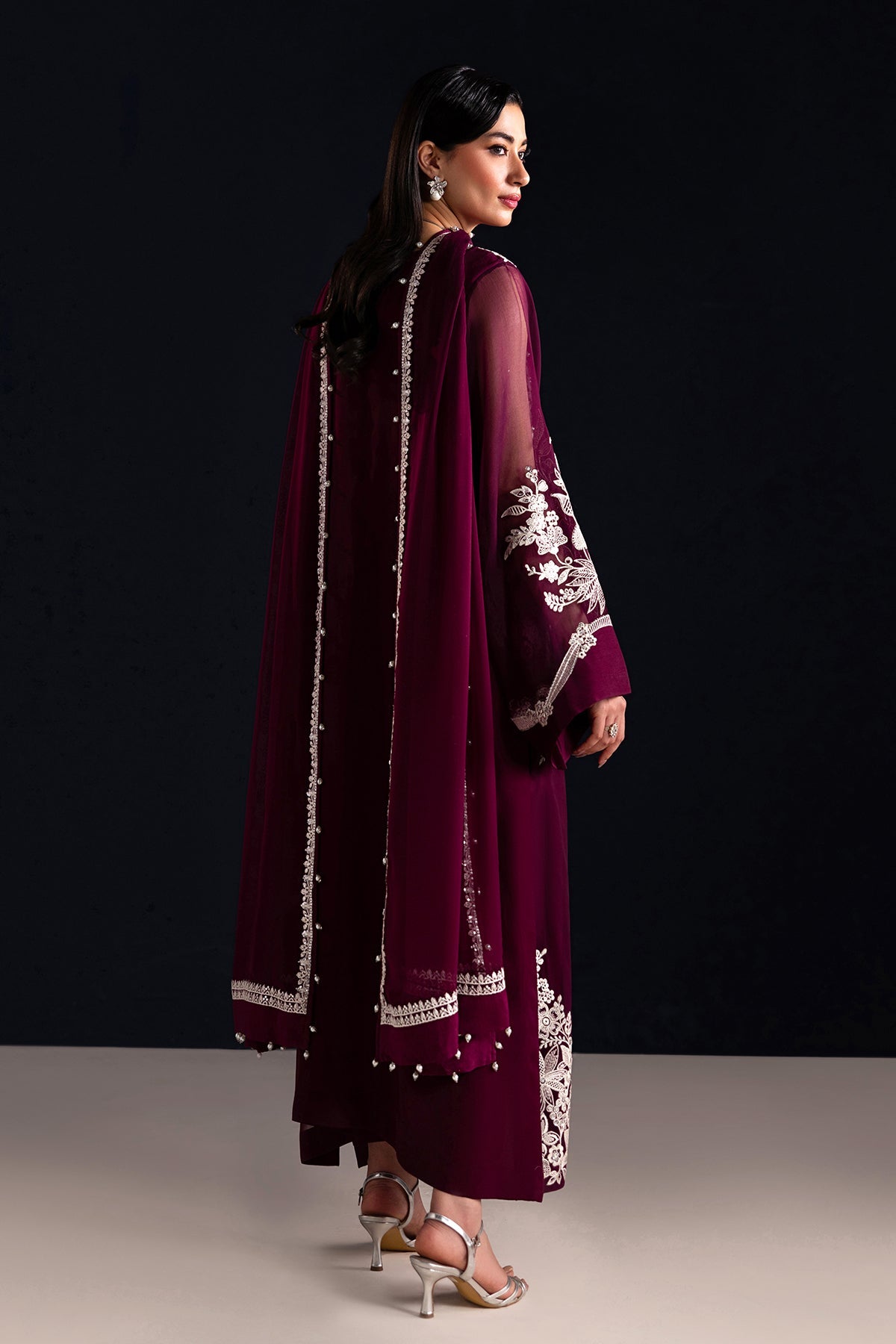 EMBROIDERED CHIFFON PR-1322