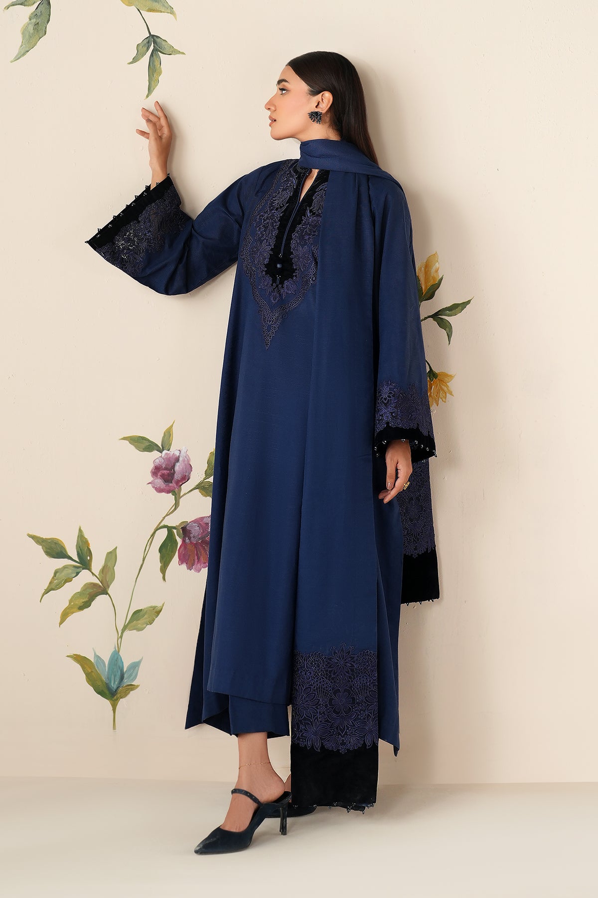 EMBROIDERED KHADDAR PR-1197