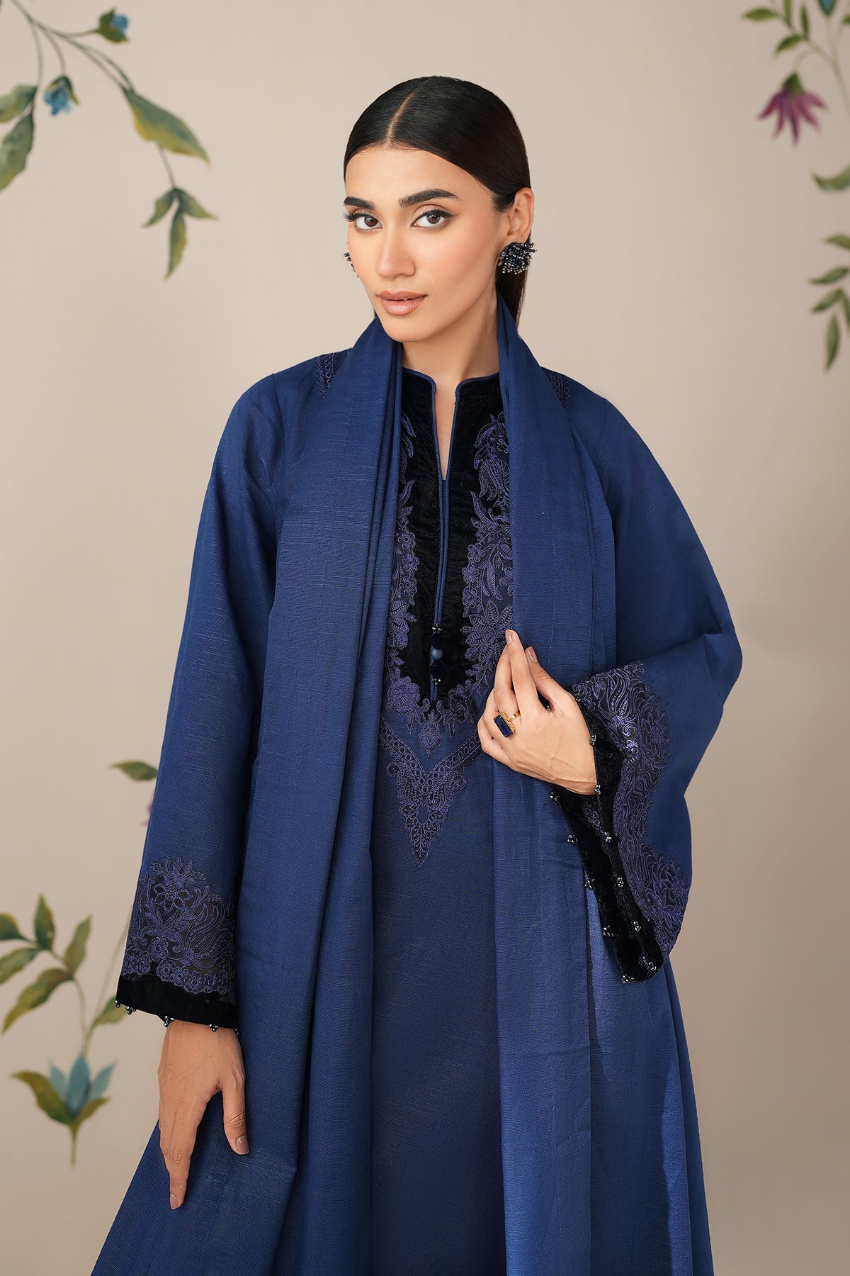 EMBROIDERED KHADDAR PR-1197