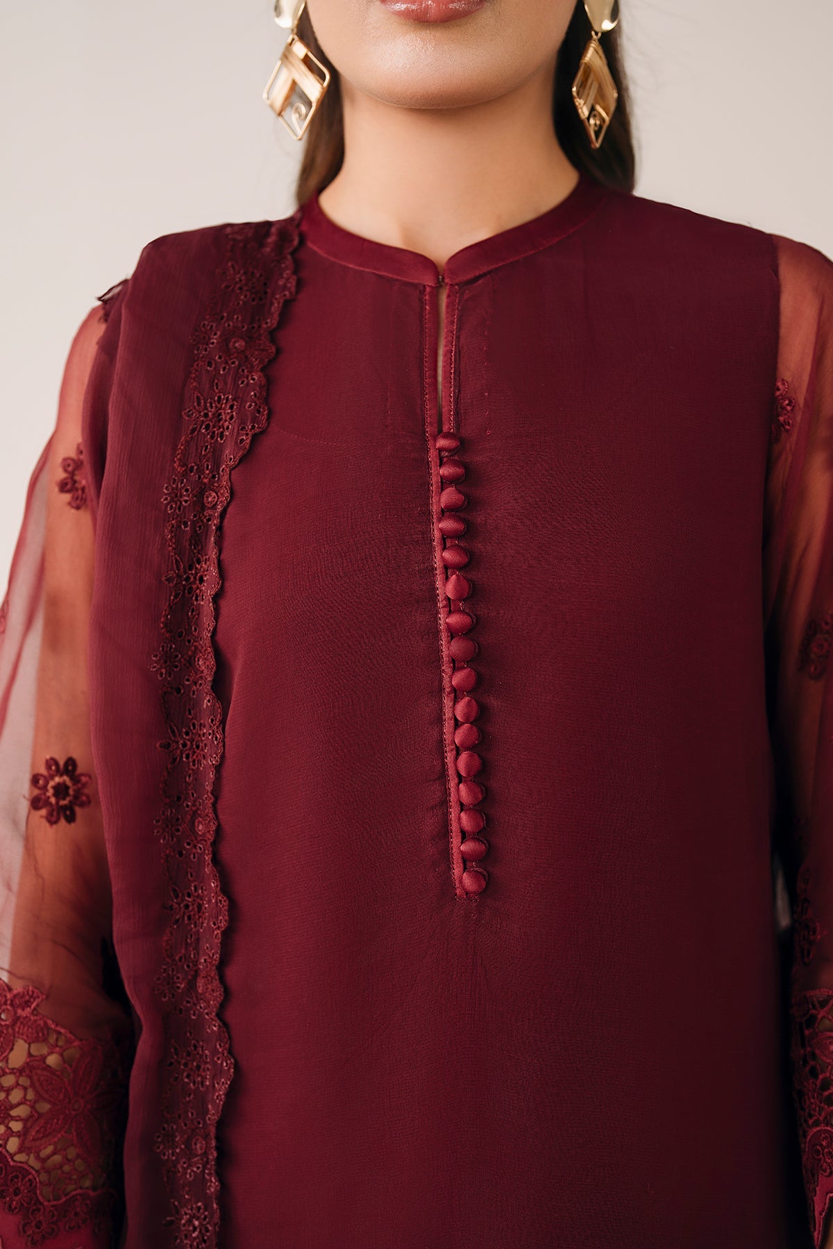 EMBROIDERED CHIFFON DUPATTA 76