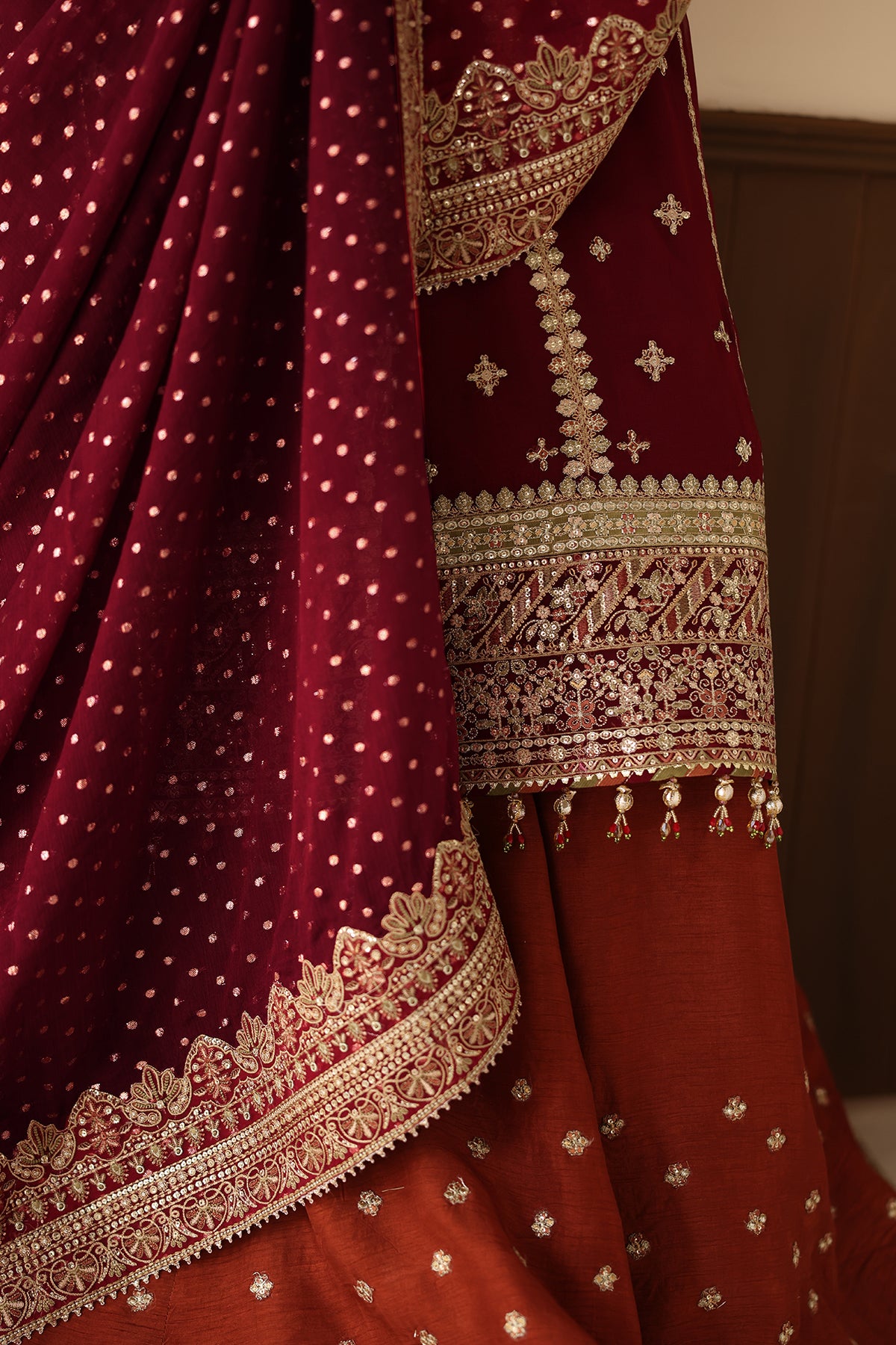 EMBROIDERED CHIFFON SF-4486