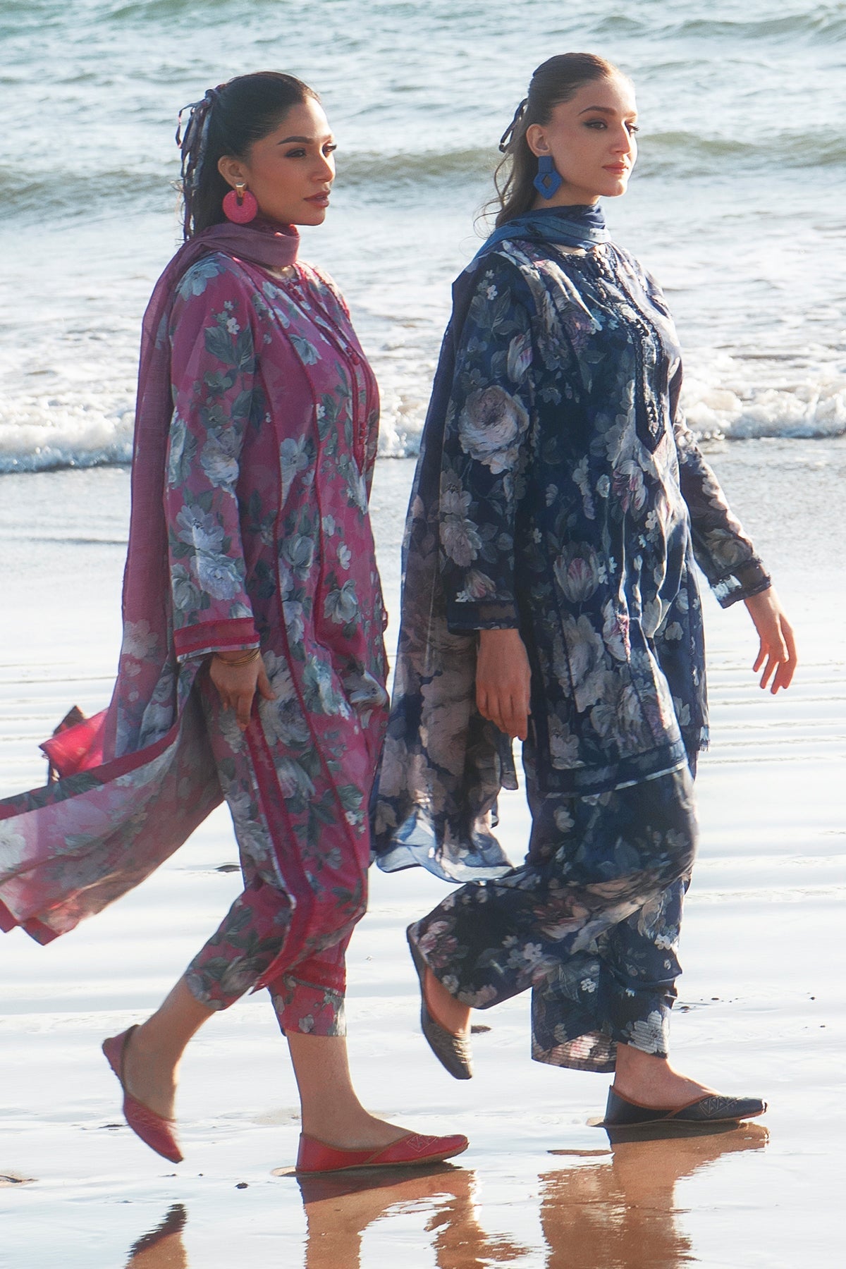 EMBROIDERED PRINTED LAWN SF-4086