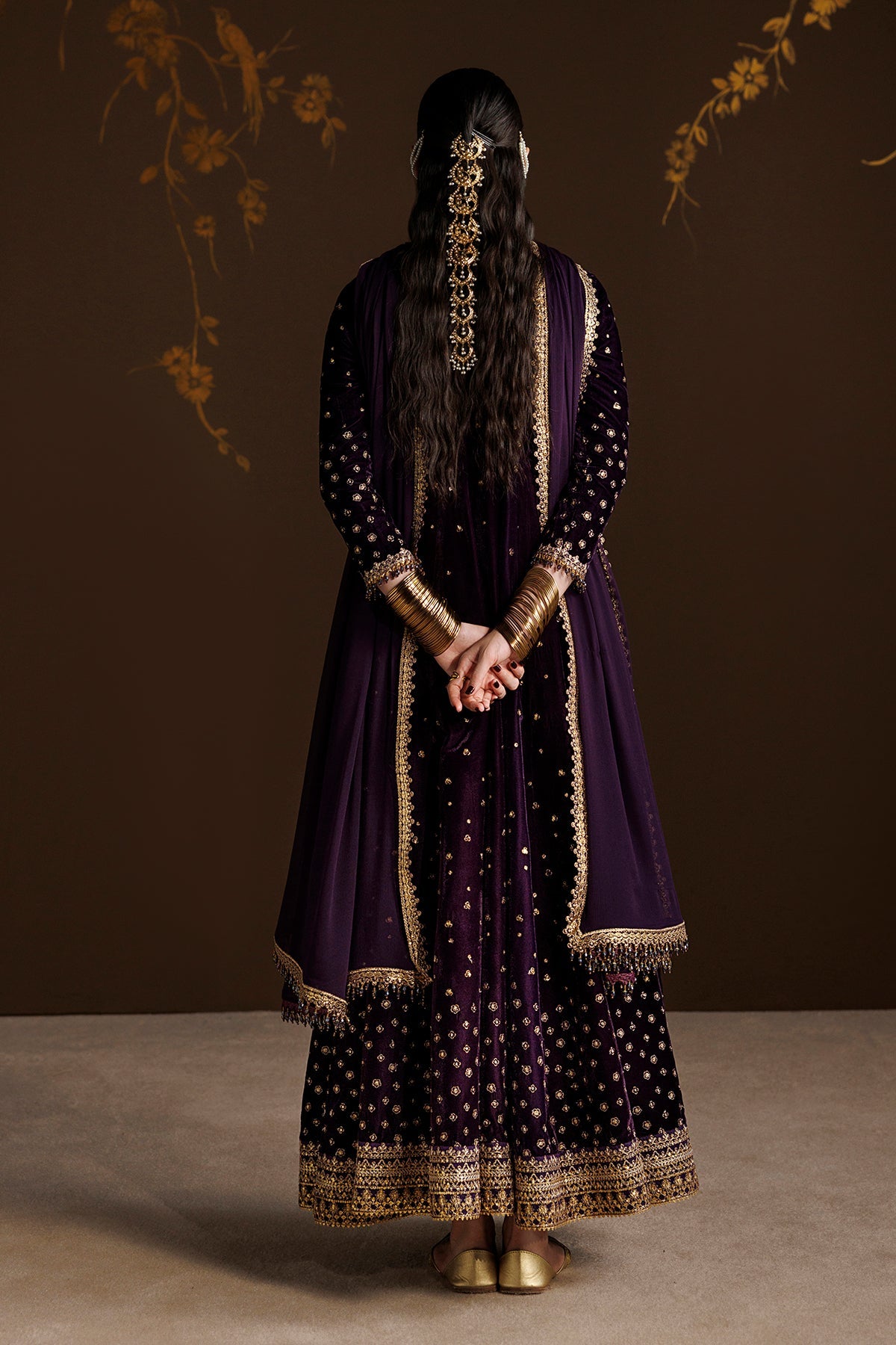 EMBROIDERED VELVET SF-4628