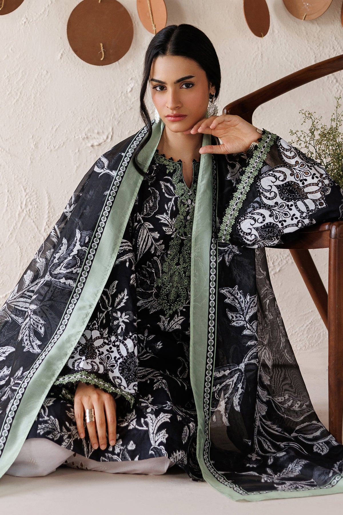 EMBROIDERED LAWN SF-4515