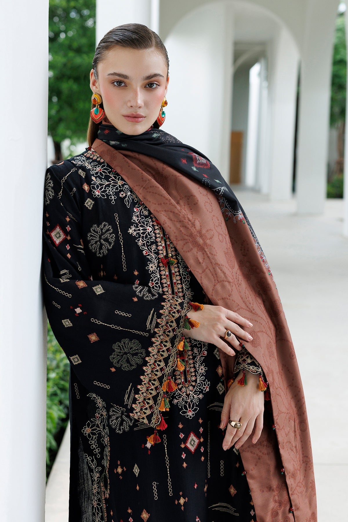 EMBROIDERED KHADDAR UF-4596