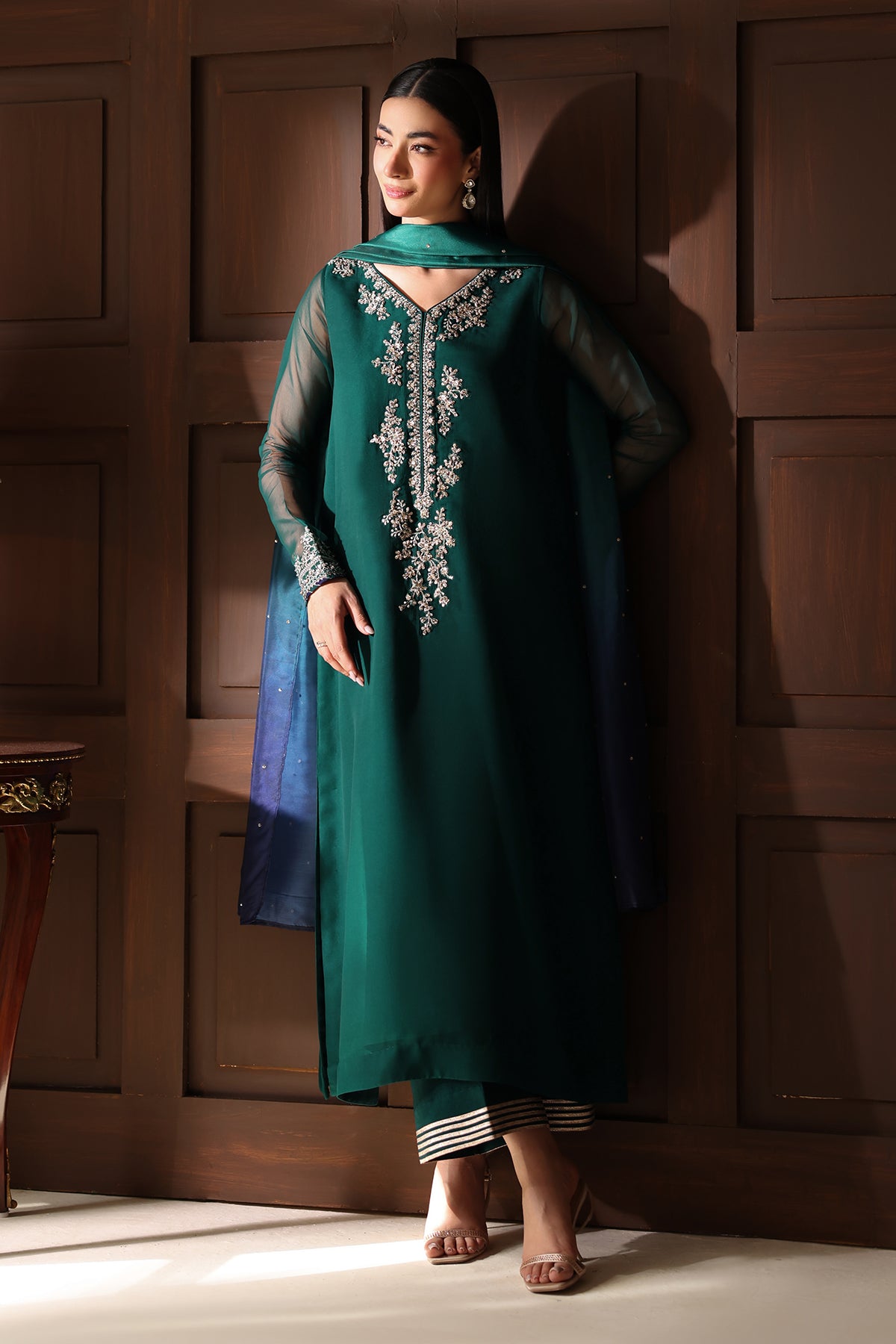 EMBROIDERED CHIFFON PR-1361