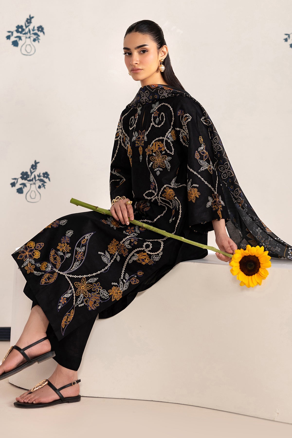 EMBROIDERED LAWN PR-1331