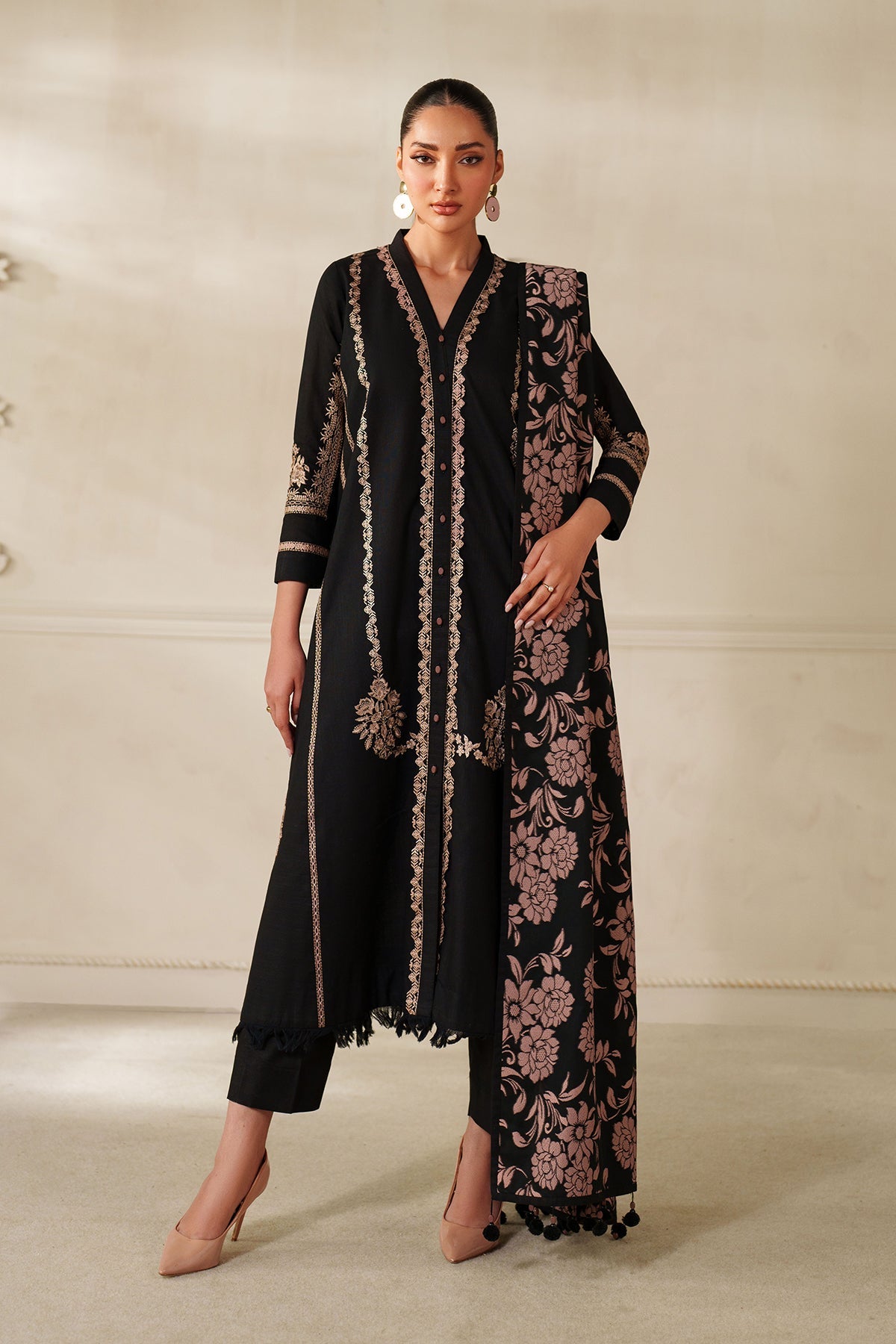 EMBROIDERED KHADDAR PR-1232