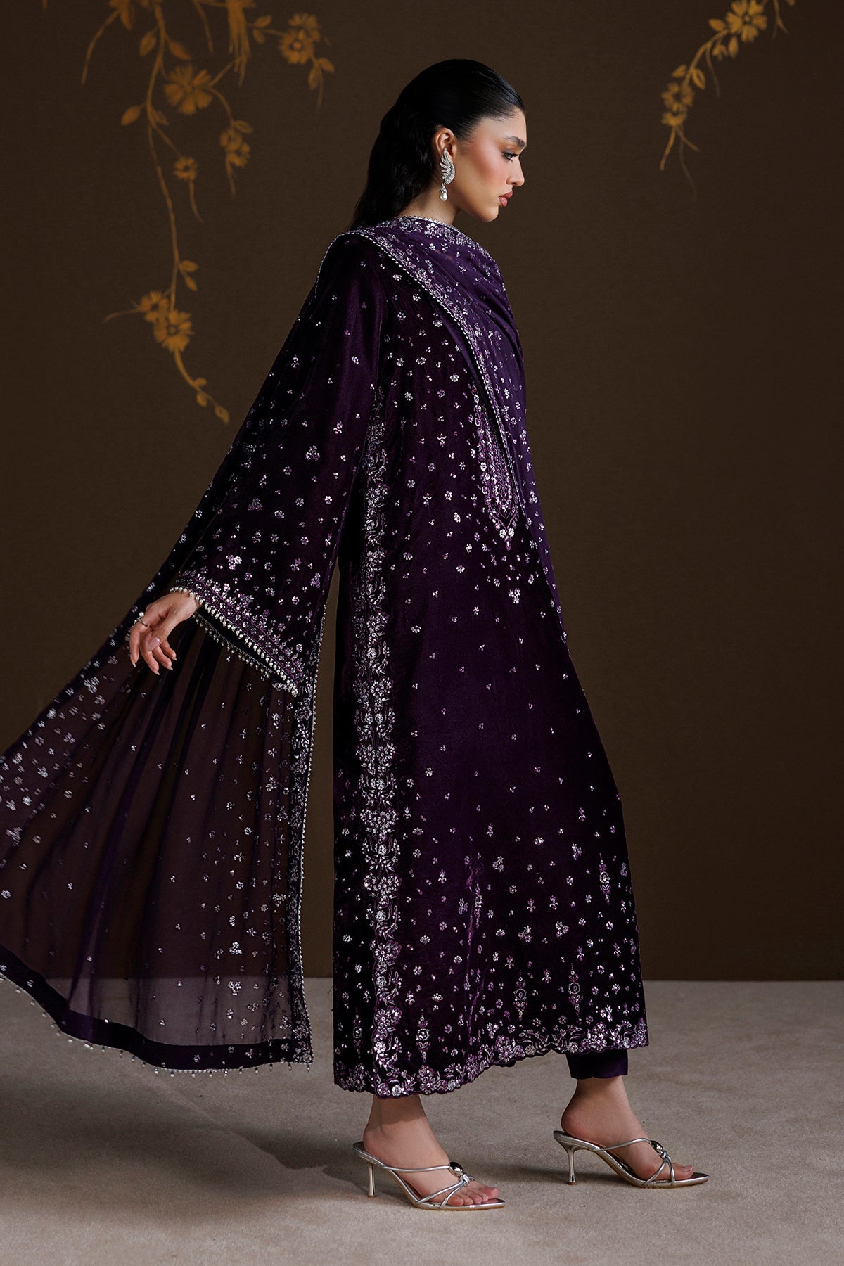 EMBROIDERED VELVET SF-4546