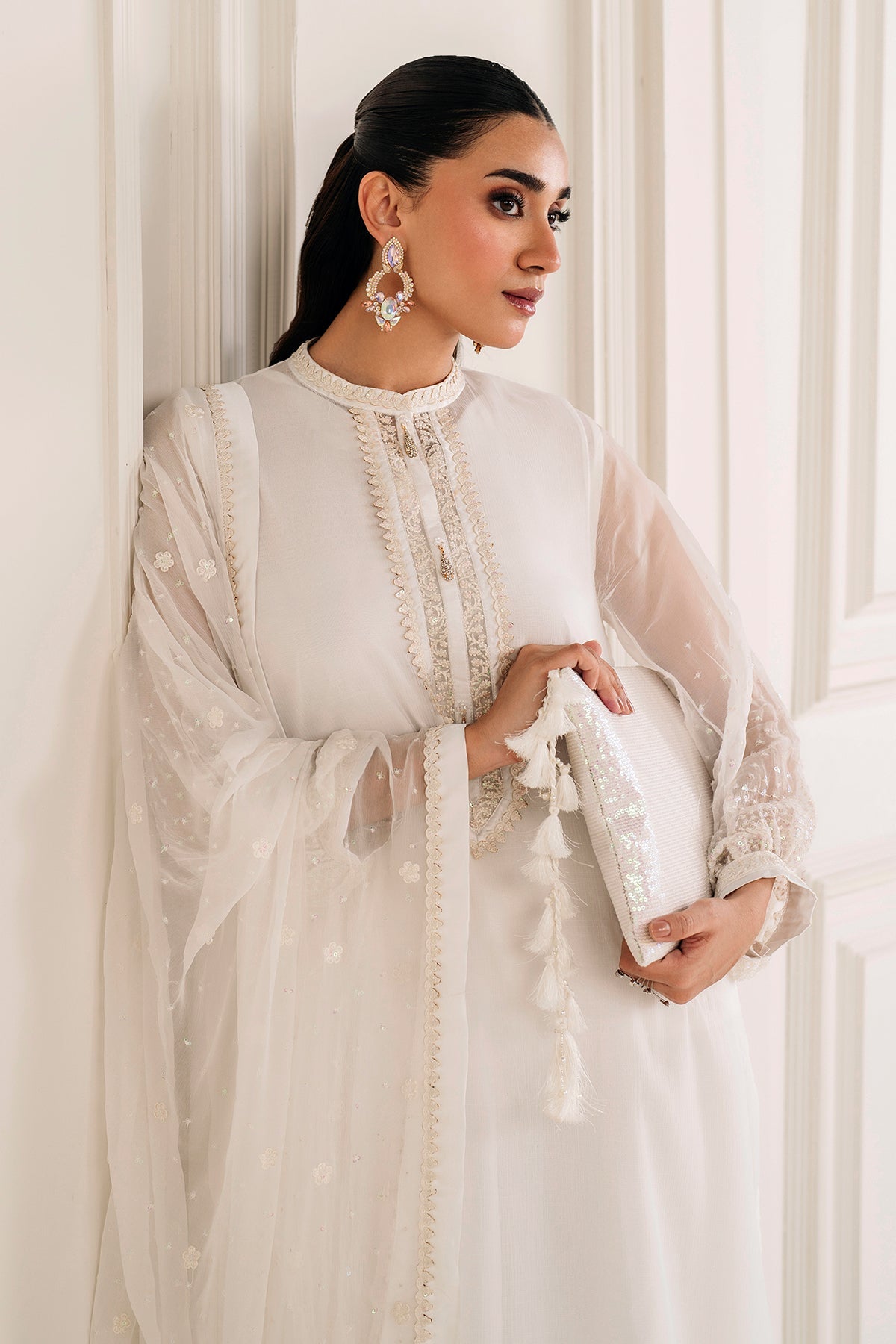 EMBROIDERED CHIFFON PR-1135