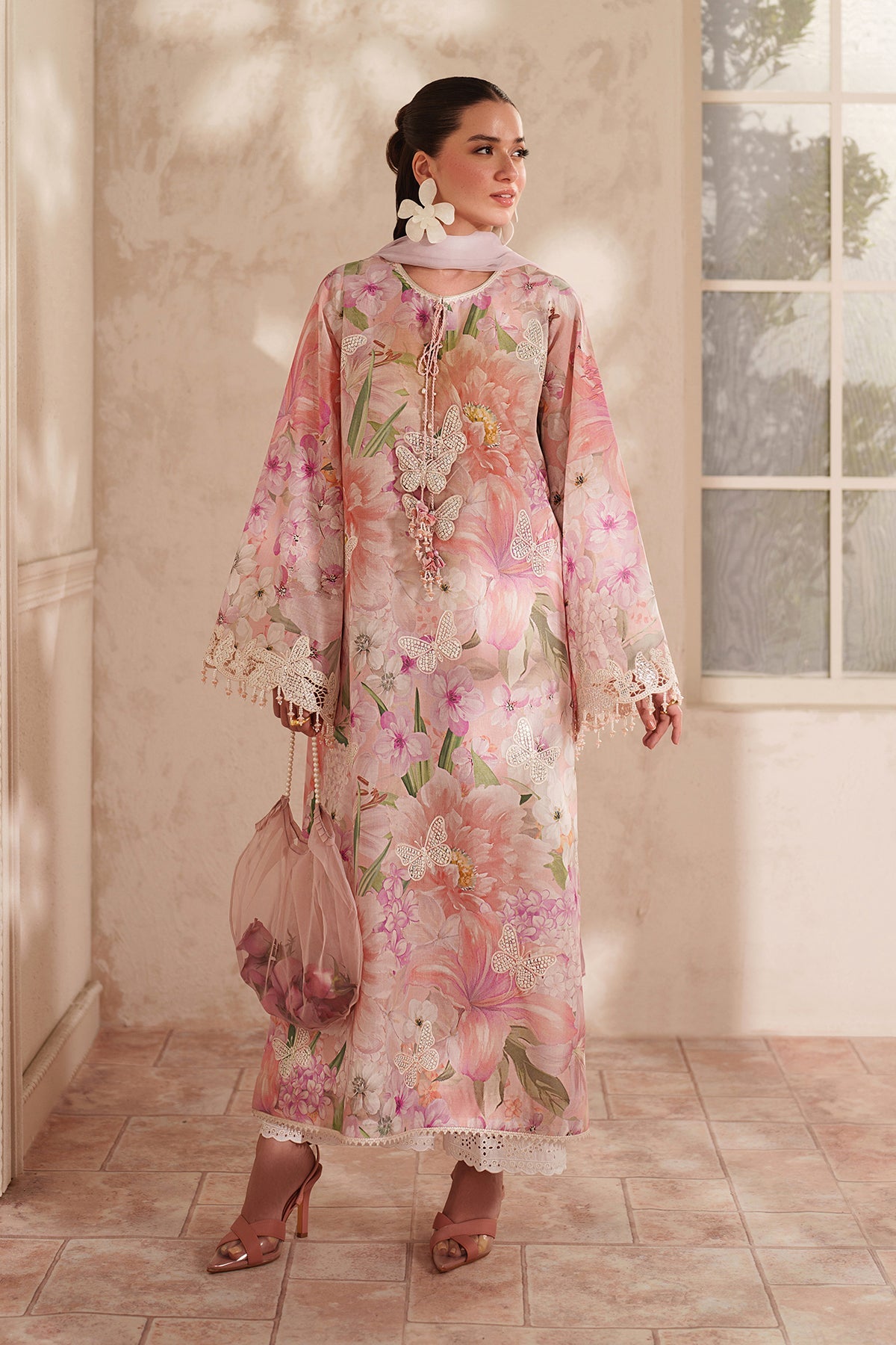 EMBROIDERED LAWN SF-4412