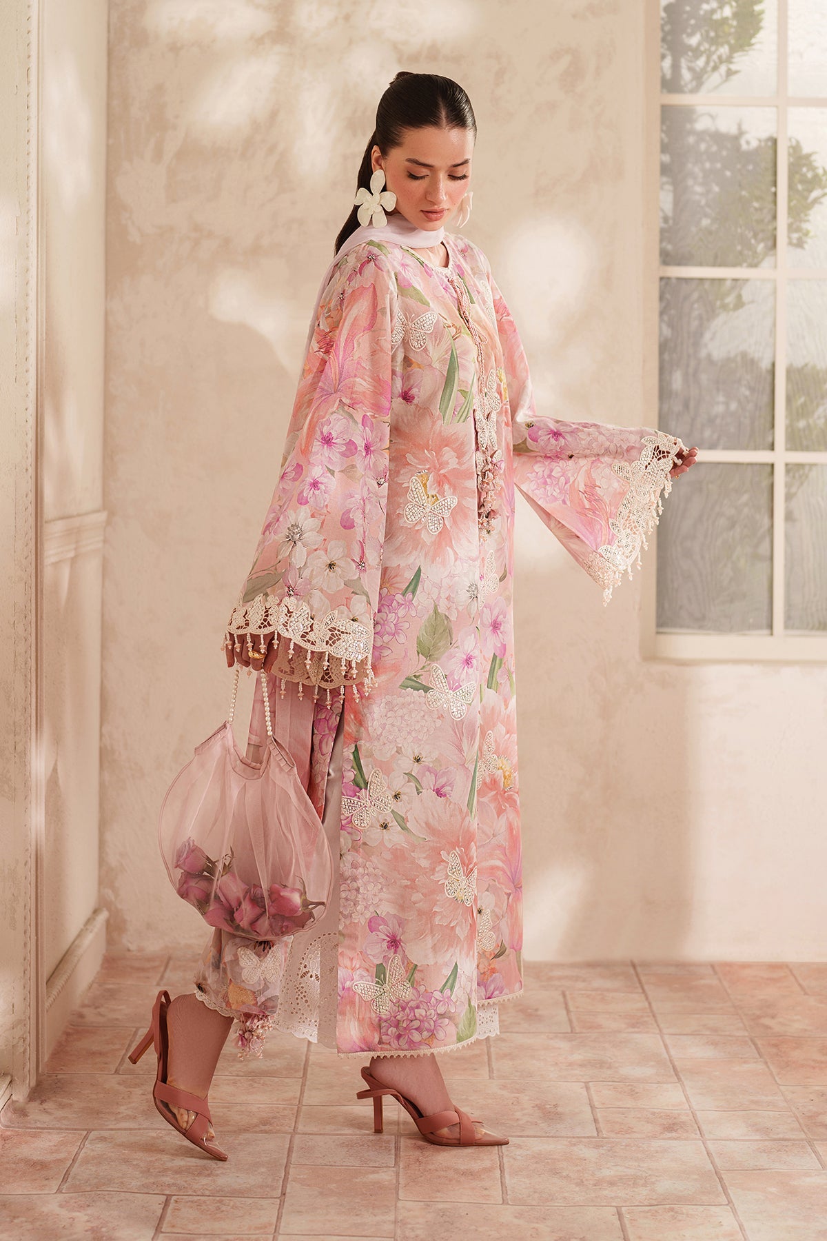 EMBROIDERED LAWN SF-4412