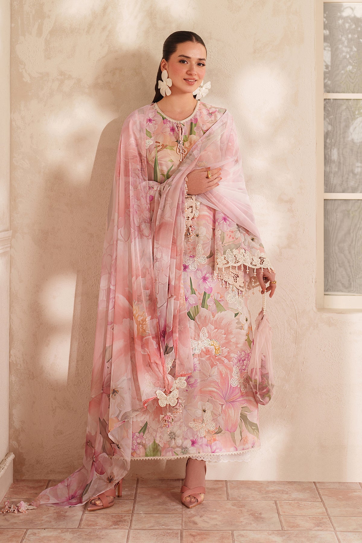 EMBROIDERED LAWN SF-4412