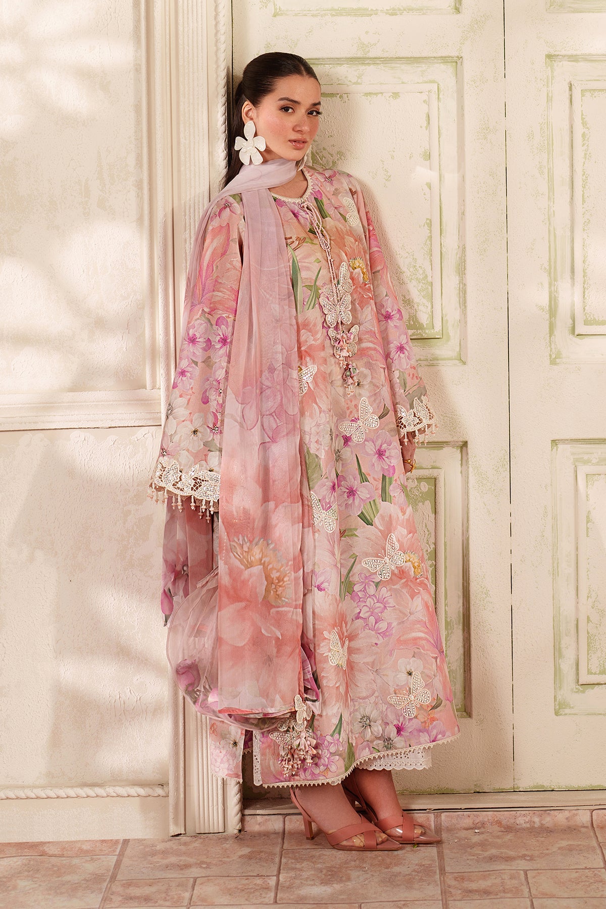 EMBROIDERED LAWN UF-4412
