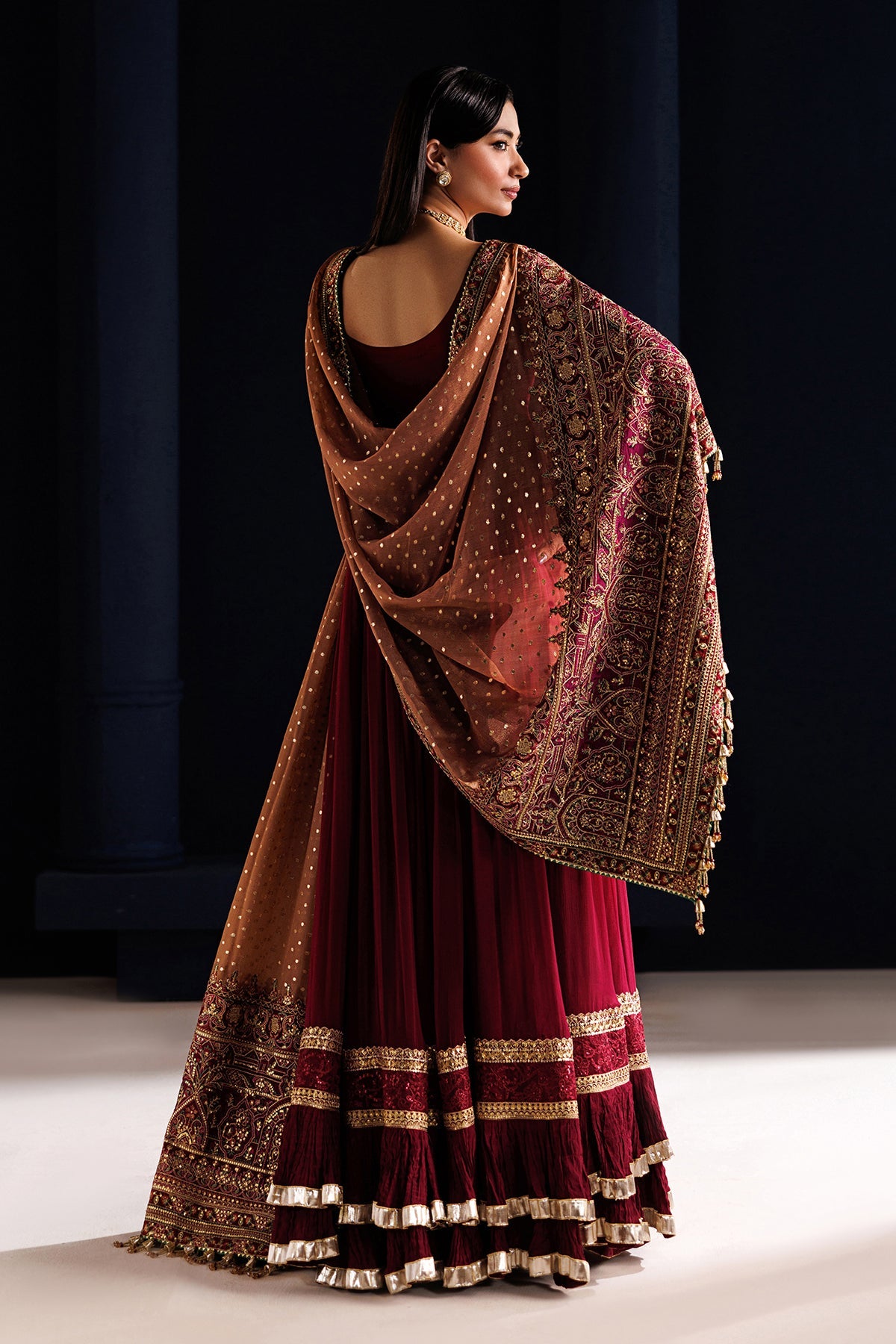 EMBROIDERED CHIFFON PR-1315