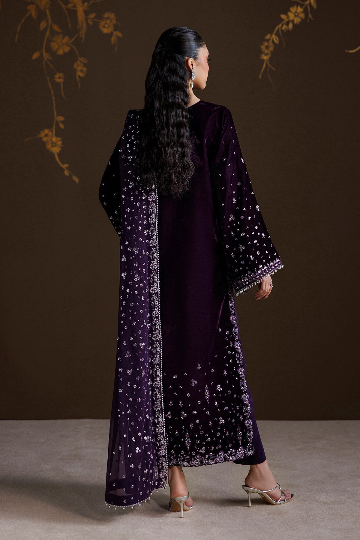 EMBROIDERED VELVET SF-4546