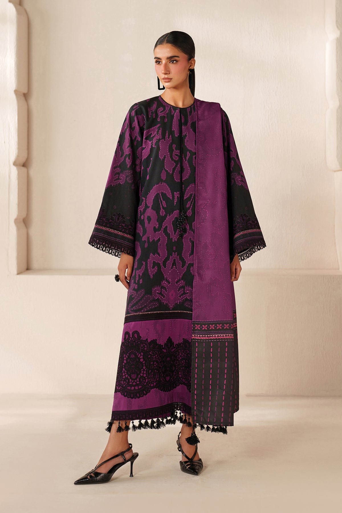 EMBROIDERED VISCOSE UF-4362