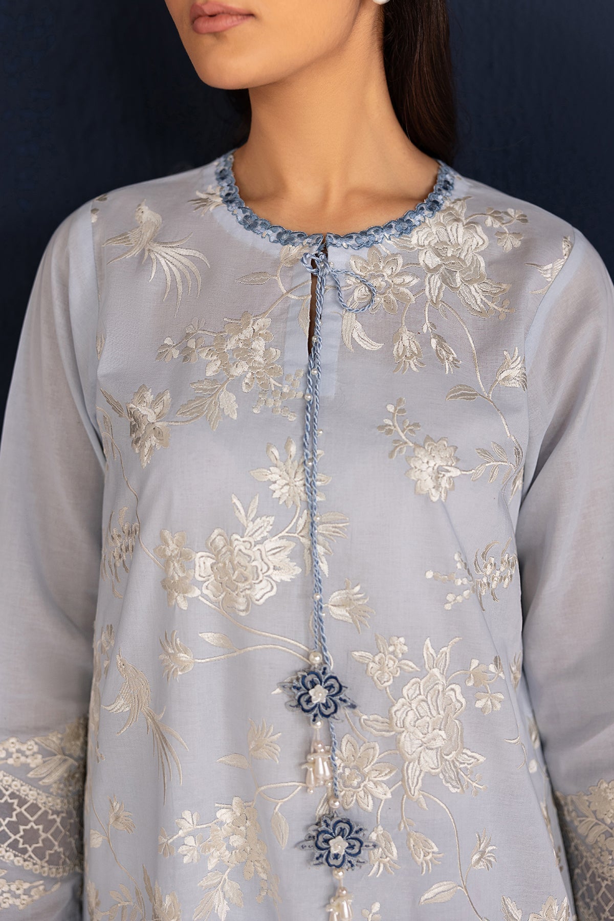 EMBROIDERED LAWN SF-4466
