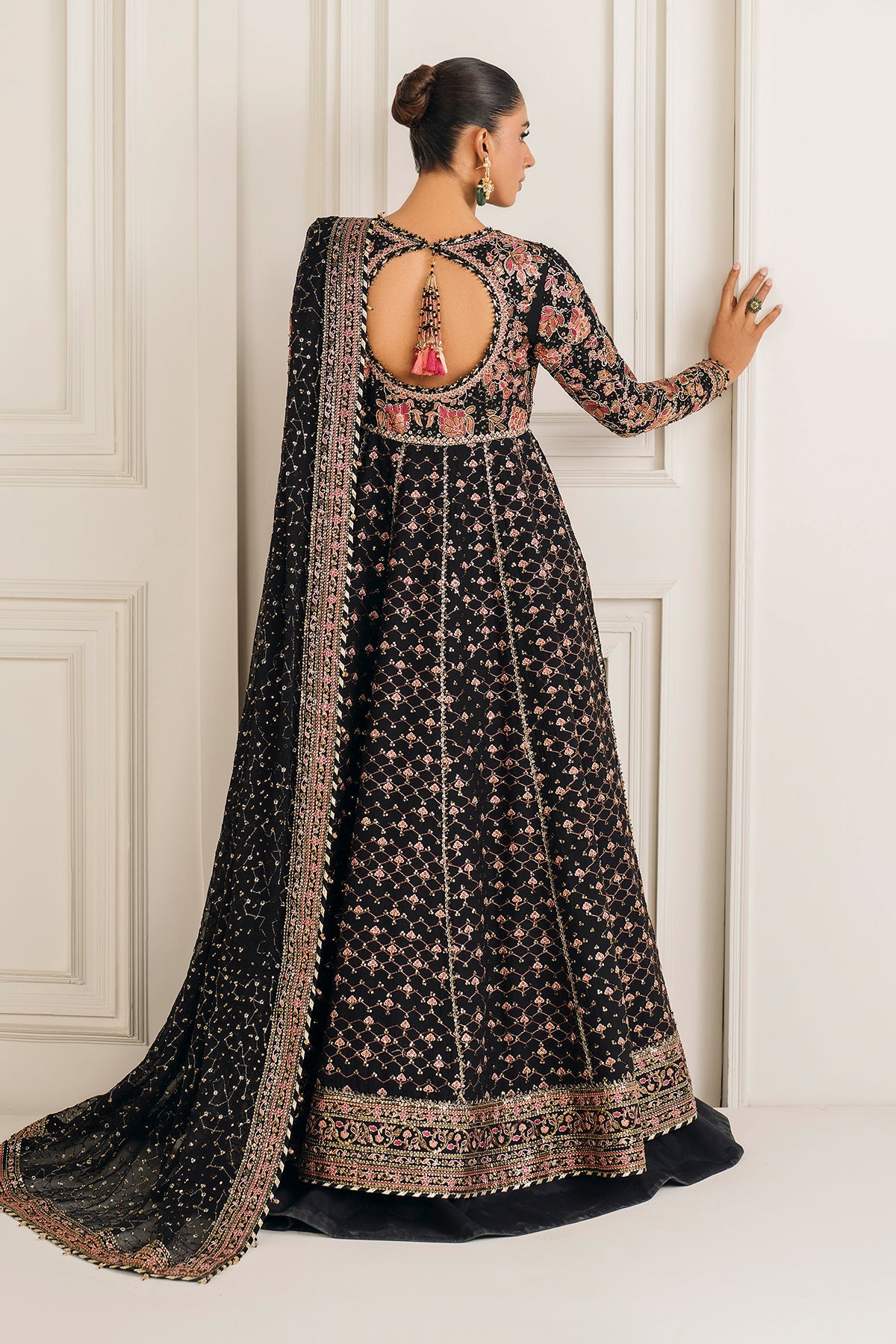 EMBROIDERED CHIFFON UF-4156